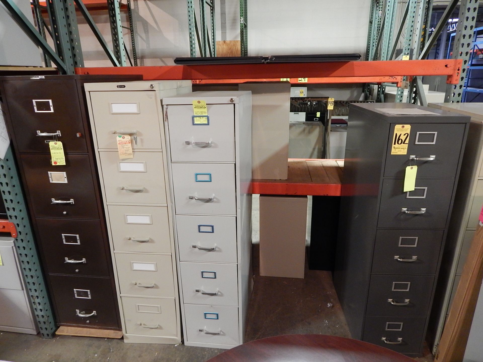 (3) 5-Drawer Filing Cabinets