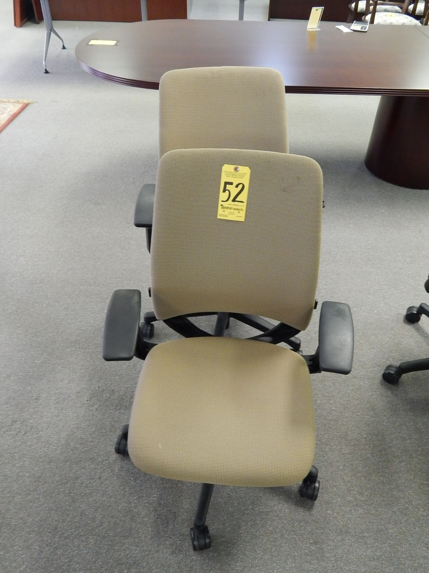 (2) Steelcase Swivel Arm Chairs