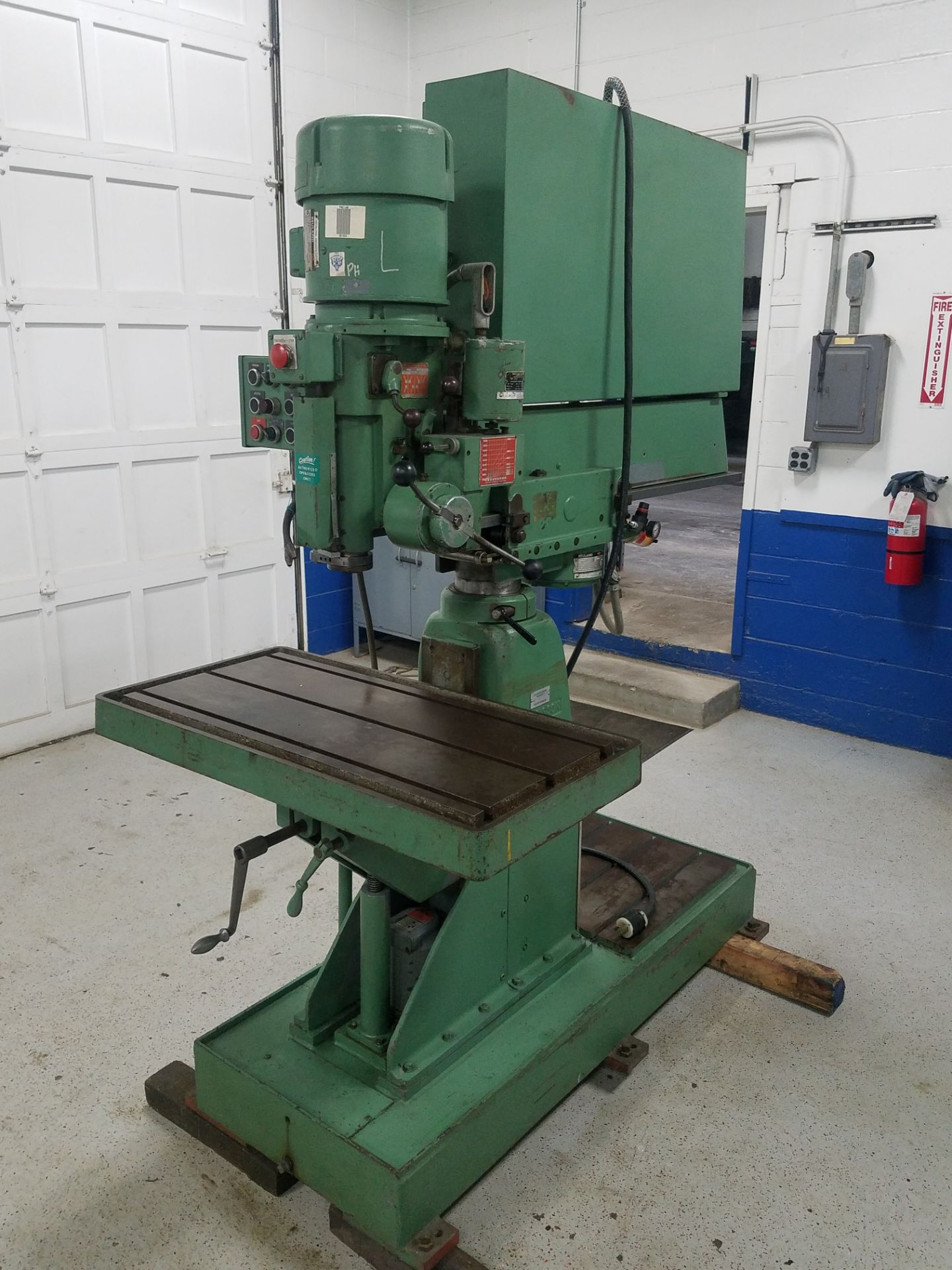 Johannson Tool Room Radial Arm Drill, s/n 32874, Reversing, Tapping Cycle - Image 2 of 8