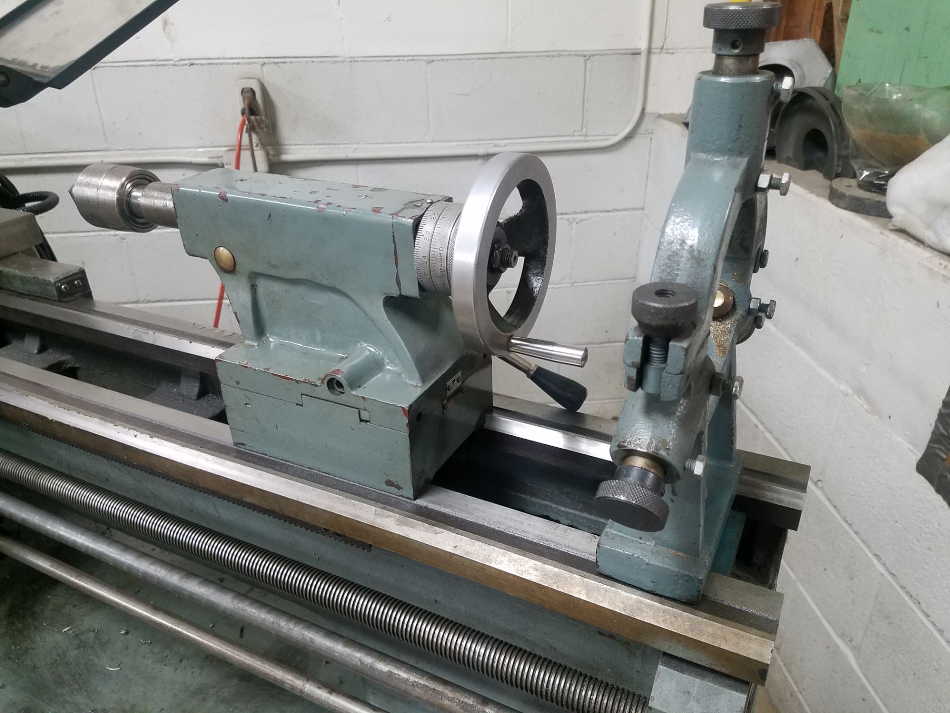 Darsin 12" X 36" Tool Room Lathe, s/n 89725, 6" 3-Jaw Chuck, Gap Bed, Steady Rest, Quick Change Tool - Image 3 of 4