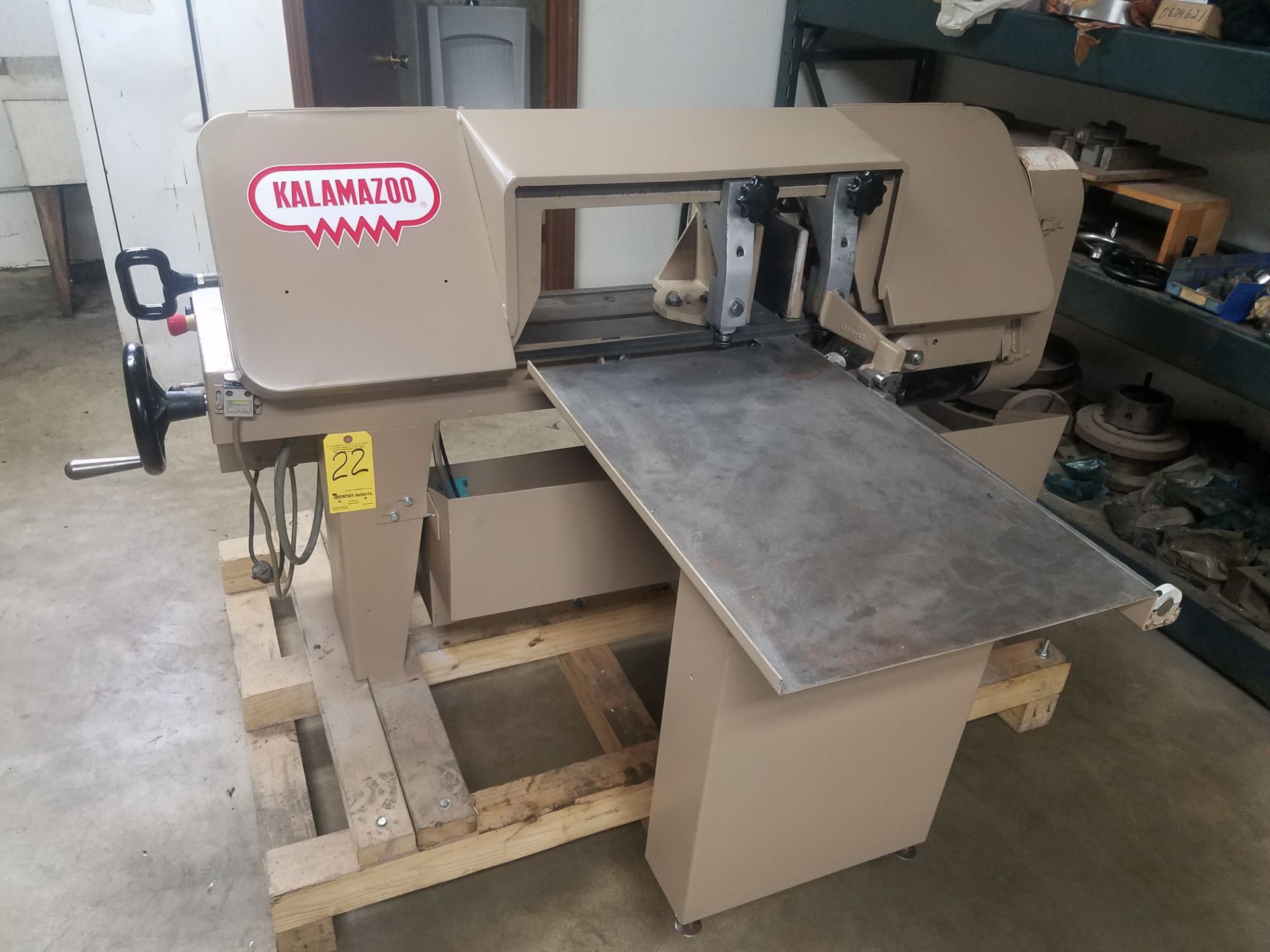 Kalamazoo Model H9AW Horizontal Band Saw, s/n K20275, 9" Round Capacity, 9" X 16" Rectangular