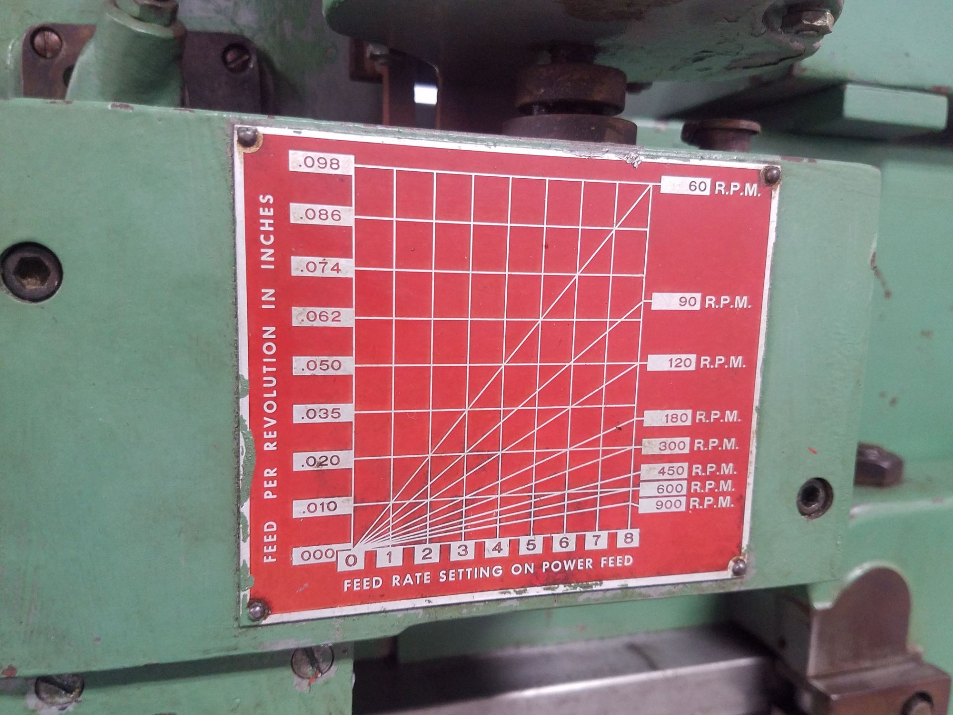 Johannson Tool Room Radial Arm Drill, s/n 32874, Reversing, Tapping Cycle - Image 4 of 8