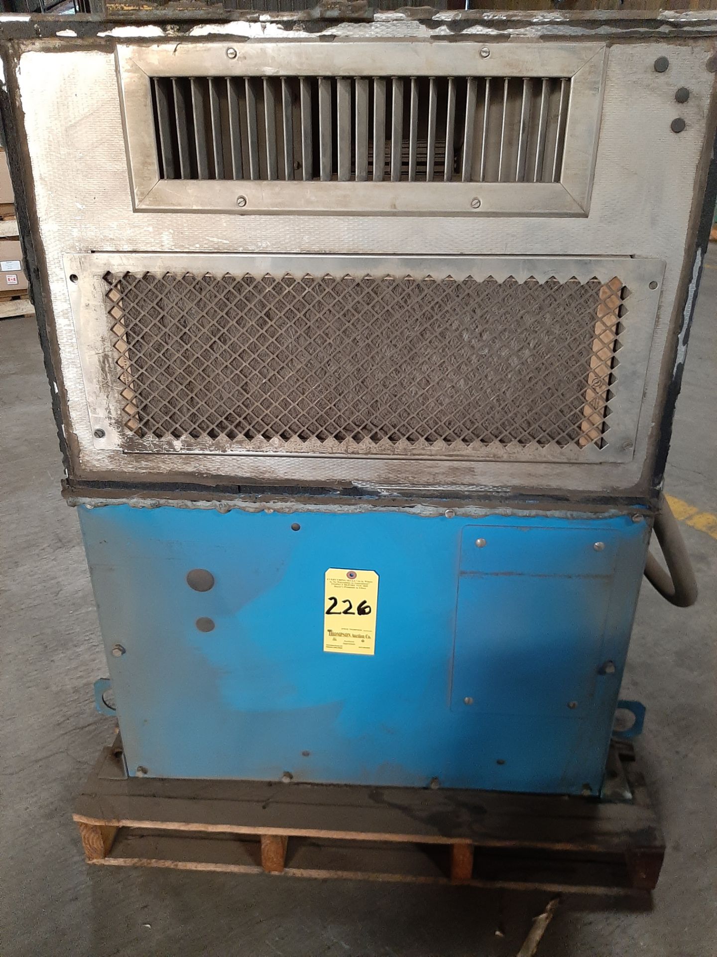 Lintern Air Conditioner, Model 22824SV, s/n 460870158