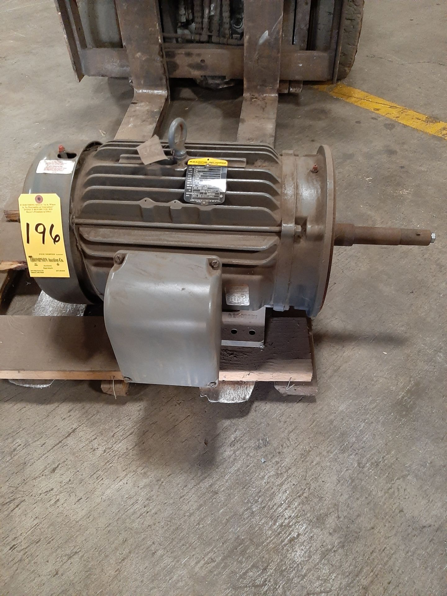 Baldor 30 HP Motor, 230/460 Volt, 1,760 RPM, Part # JPM4104T, s/n 20707130631