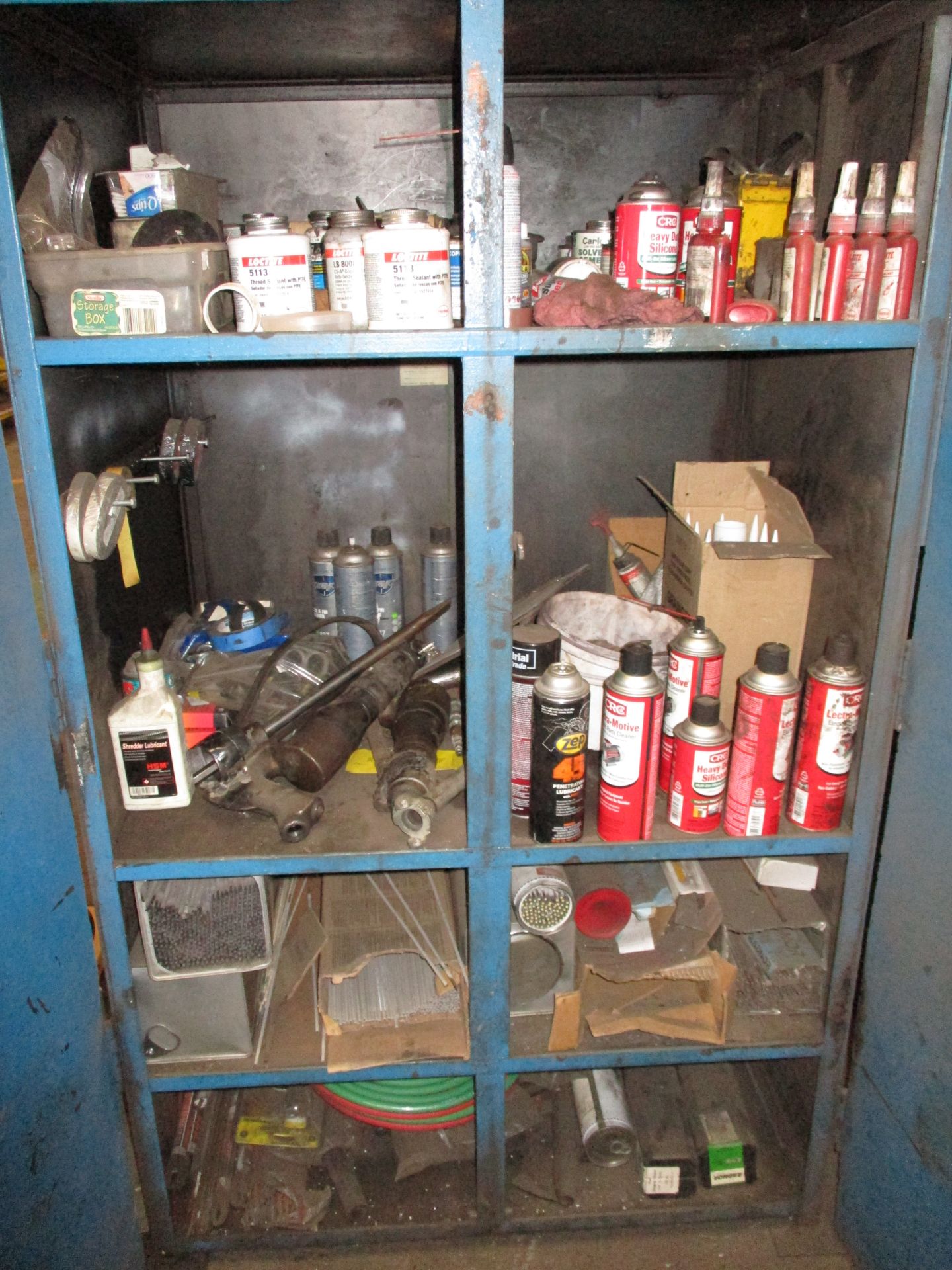 2-Door Metal Cabinet with Welding Supplies - Image 2 of 2