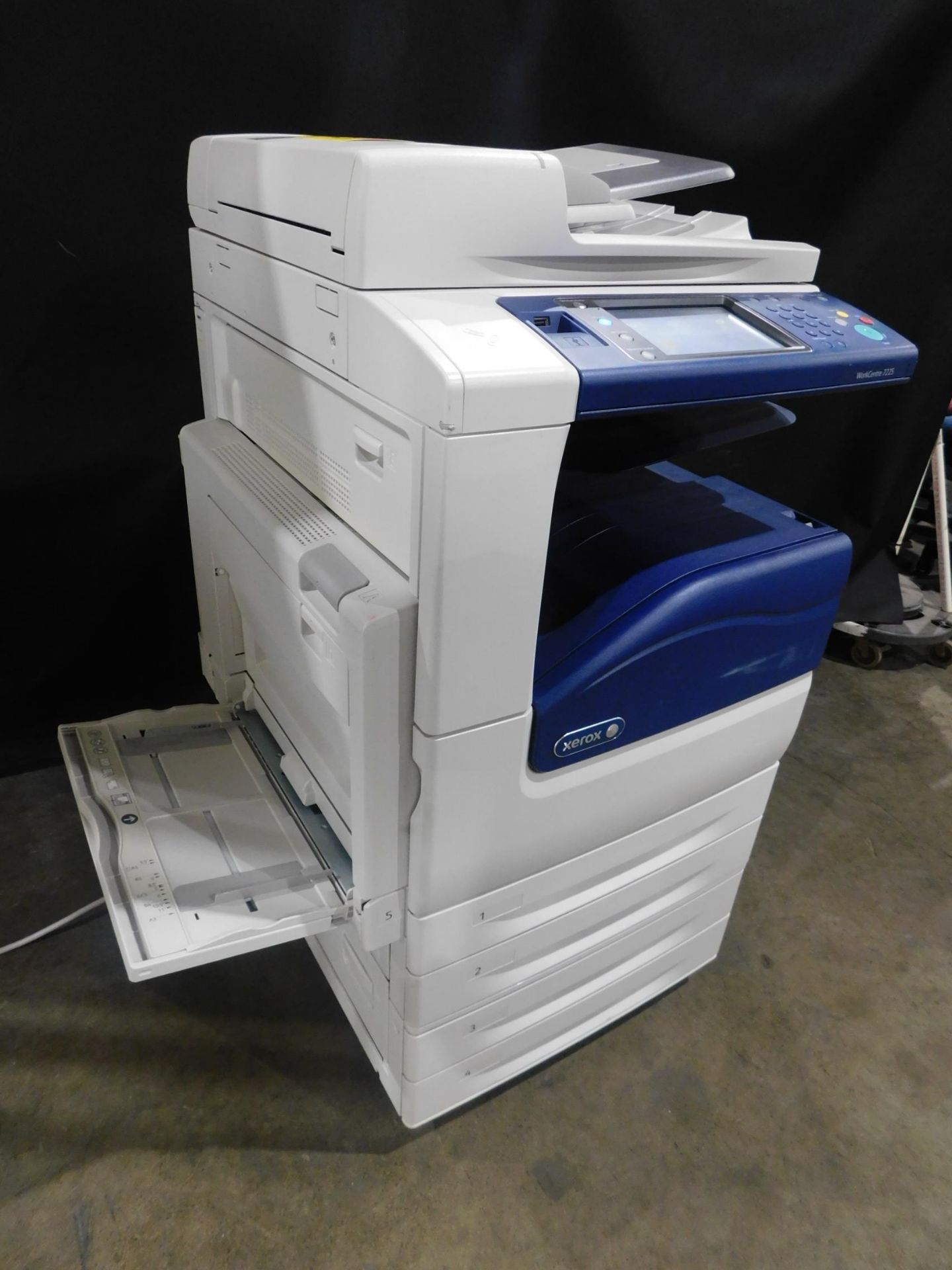 Xerox Work Centre 7225 Multifunction Color Copier/Printer, SN LX5691483, Total Impressions: 55, - Image 5 of 10