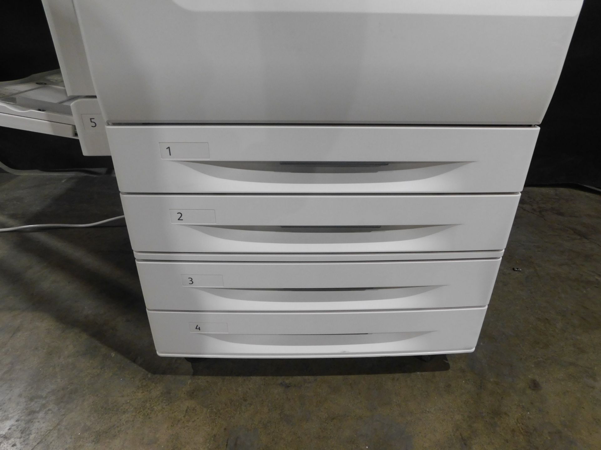 Xerox Work Centre 7225 Multifunction Color Copier/Printer, SN LX5691483, Total Impressions: 55, - Image 4 of 10