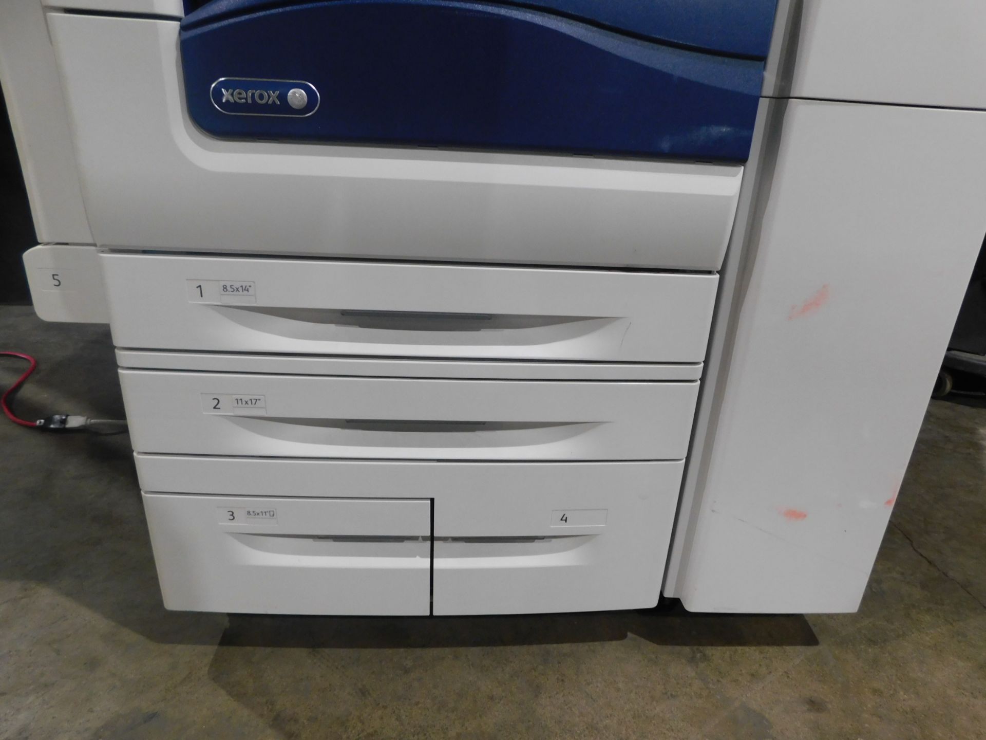 Xerox Work Centre 7845 Multifunction Color Copier/Printer, SN MX4345286, with Collator, Total - Image 3 of 16