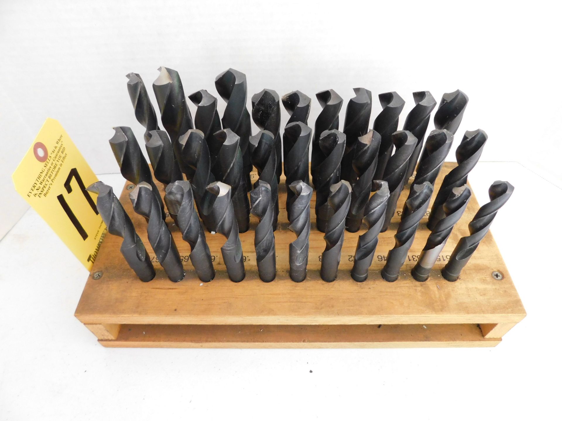 Drill Bit Set, .515" - 1.000", 1/2" Shank