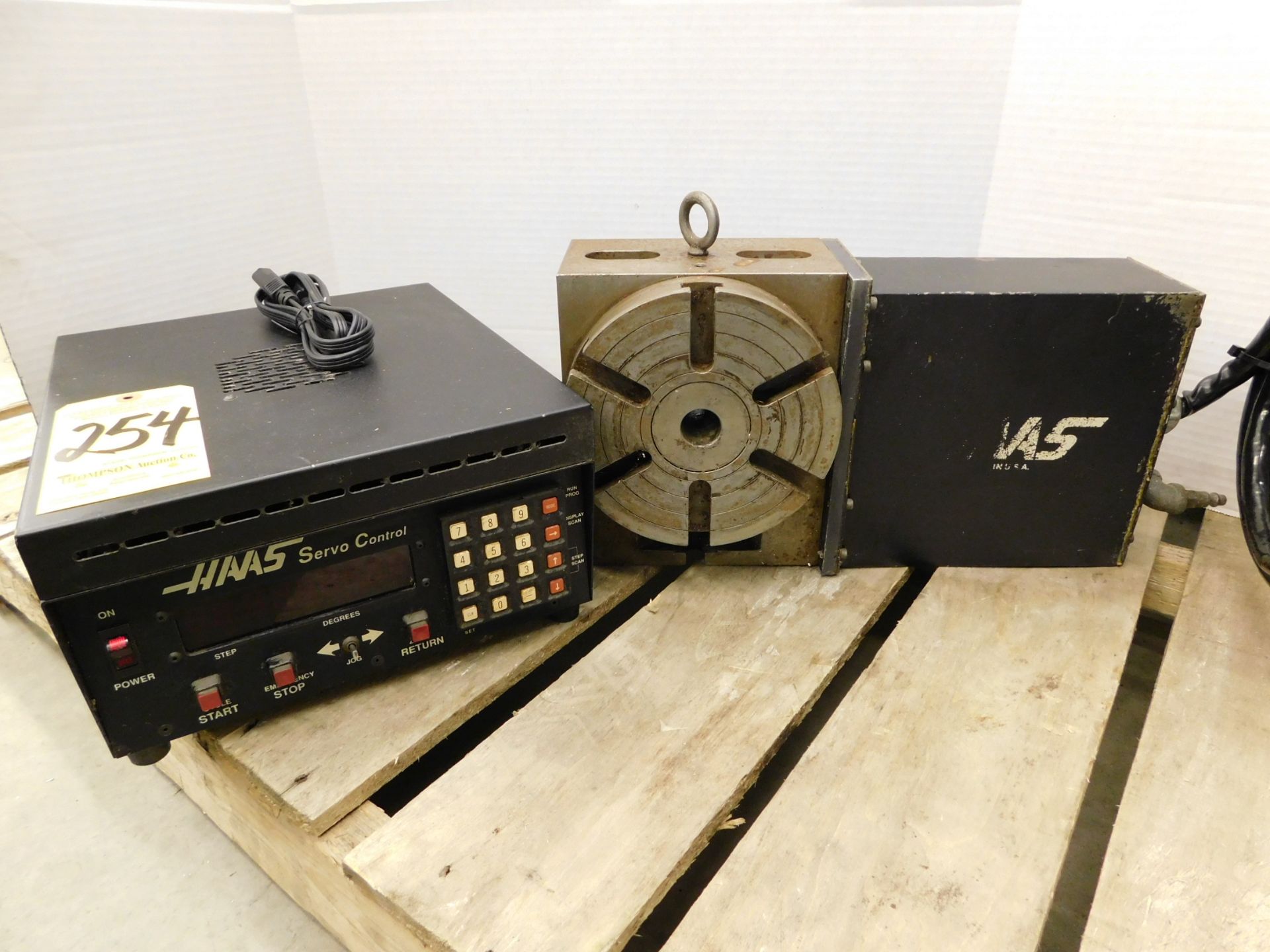 Haas 7" CNC Indexer, s/n 70608, with Controller