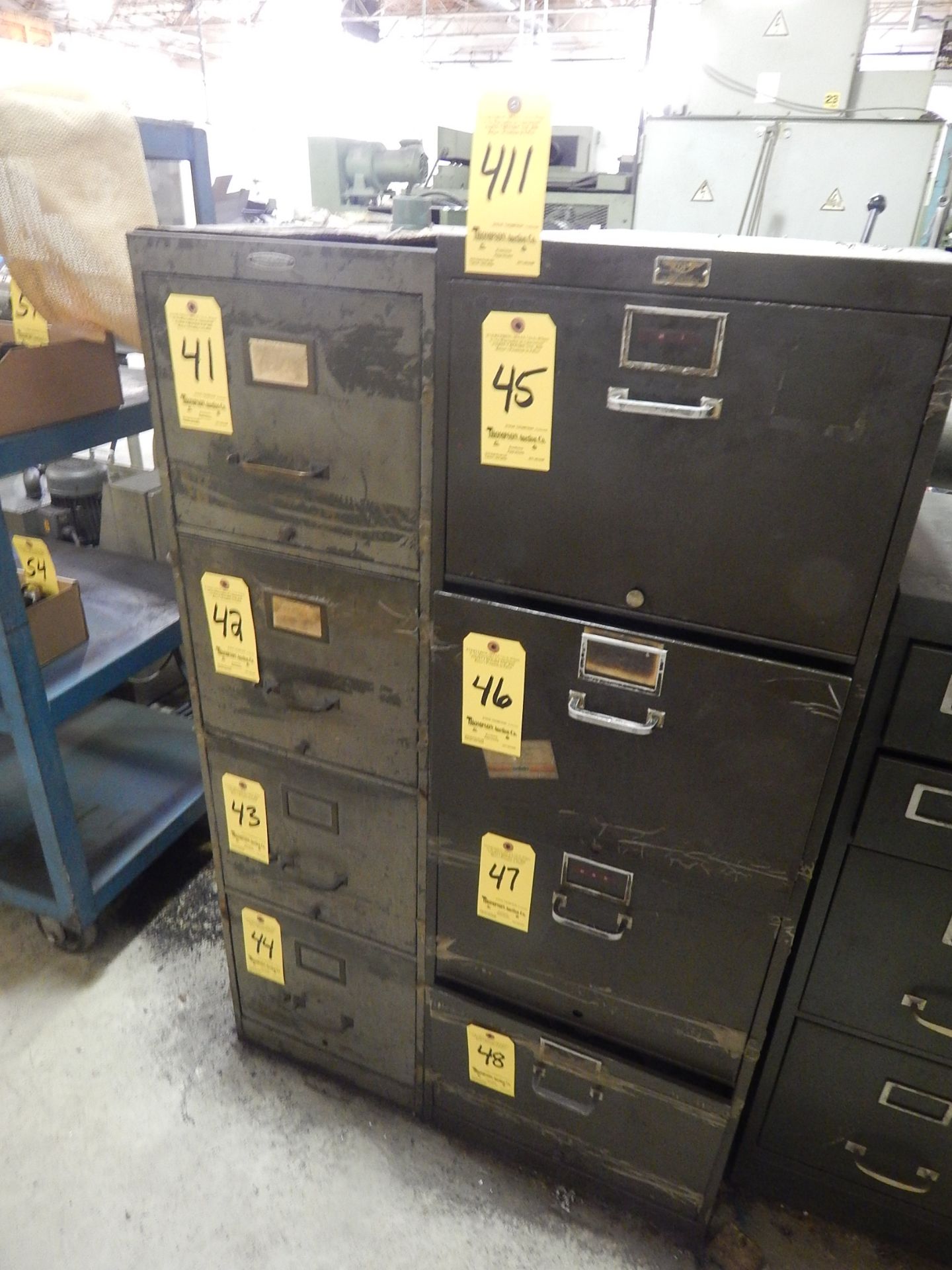 (2) 4-Drawer Filing Cabinets