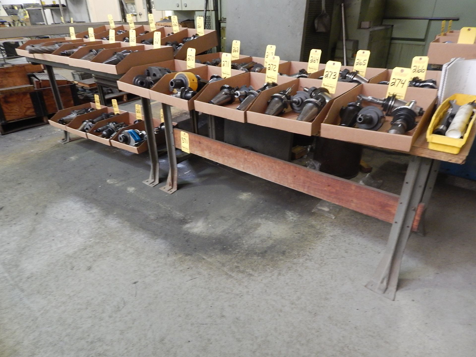 (2) Steel Shop Benches