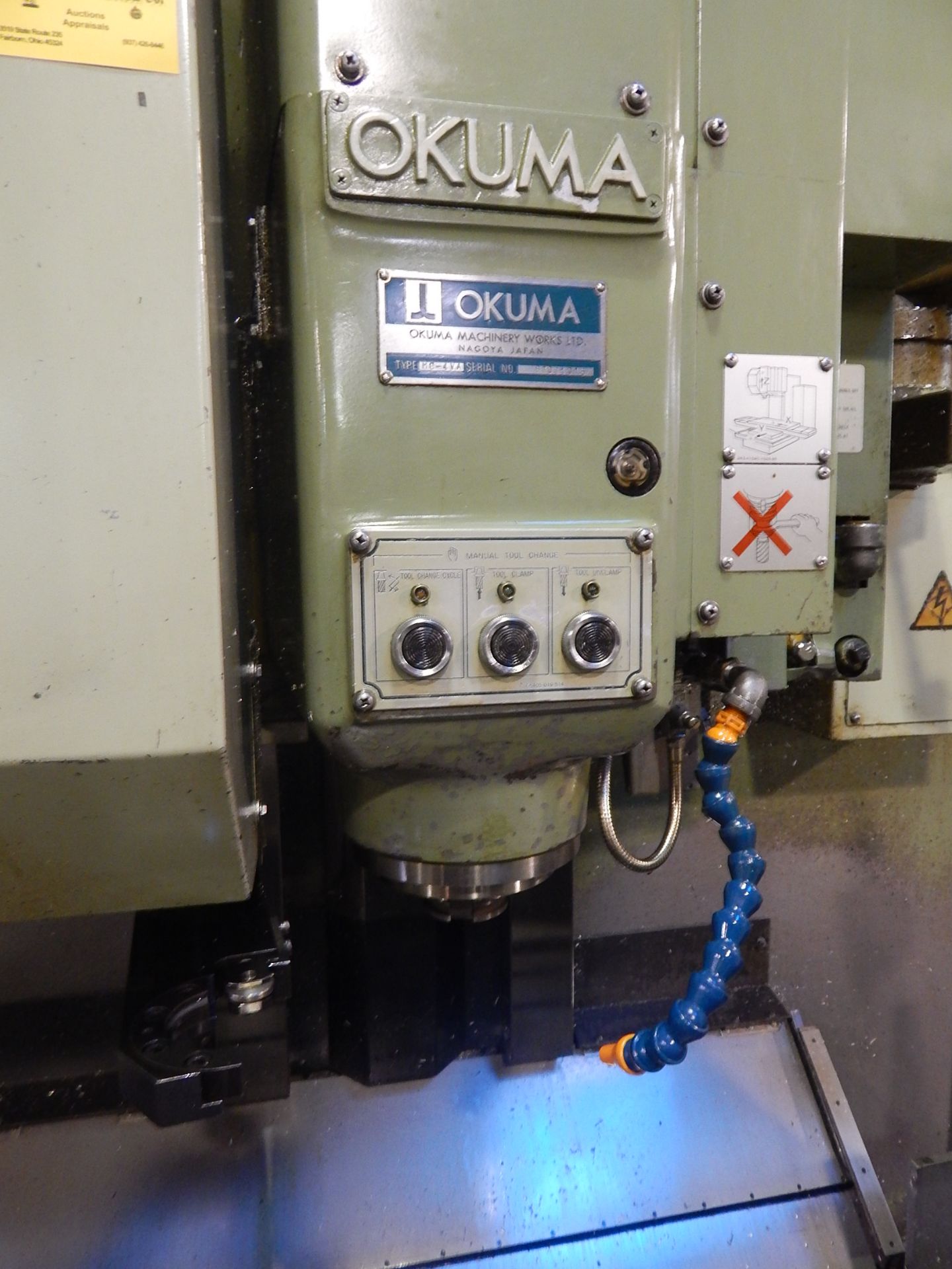 Okuma Model MC4-VA CNC Vertical Machining Center, s/n 1015, New 1986, OSP-5000M CNC Control, 40 - Image 5 of 5