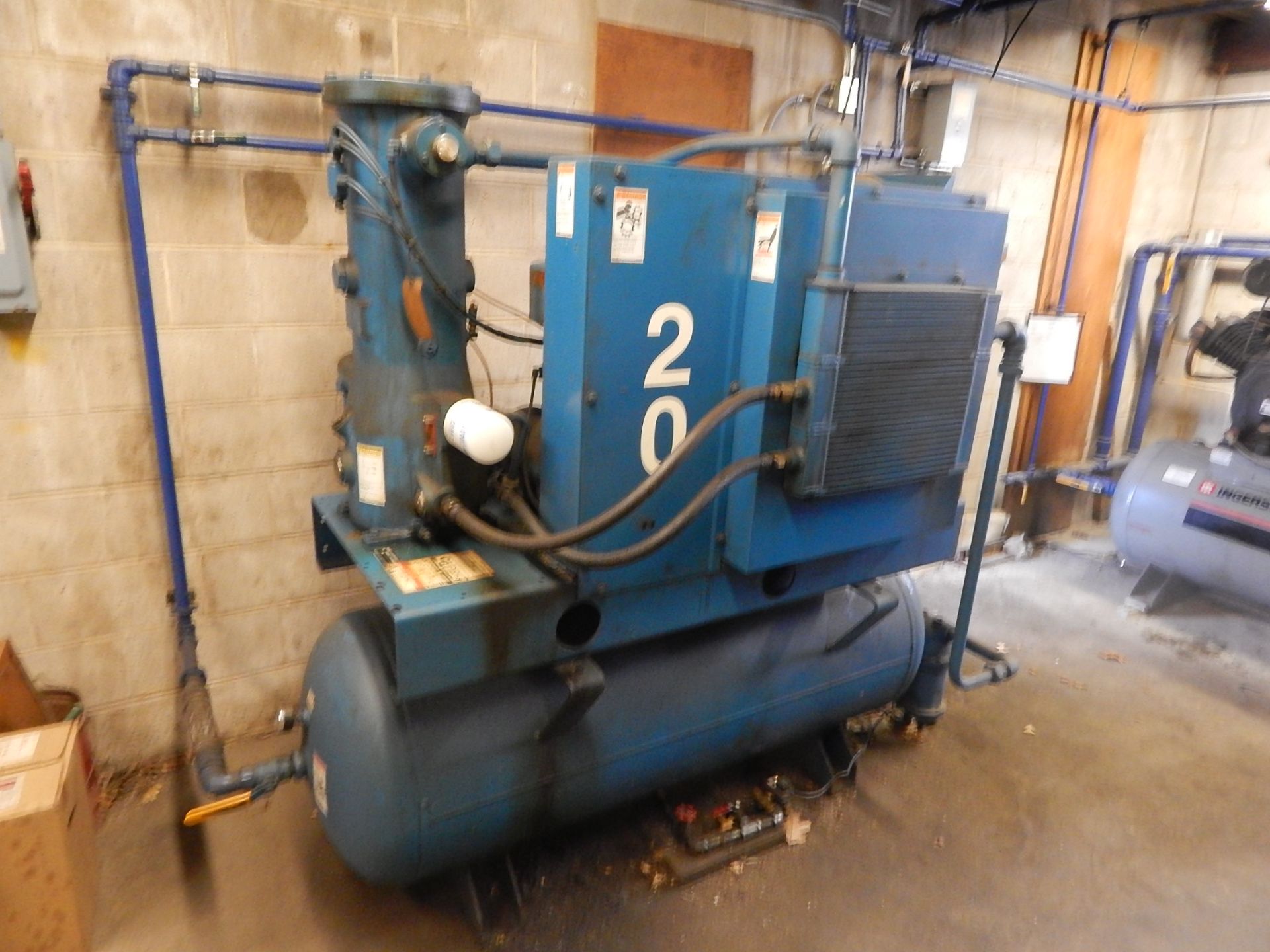 Quincy 20 HP Rotary Screw Compressor, SN 97826H, Loading Fee $200.00 - Image 4 of 4