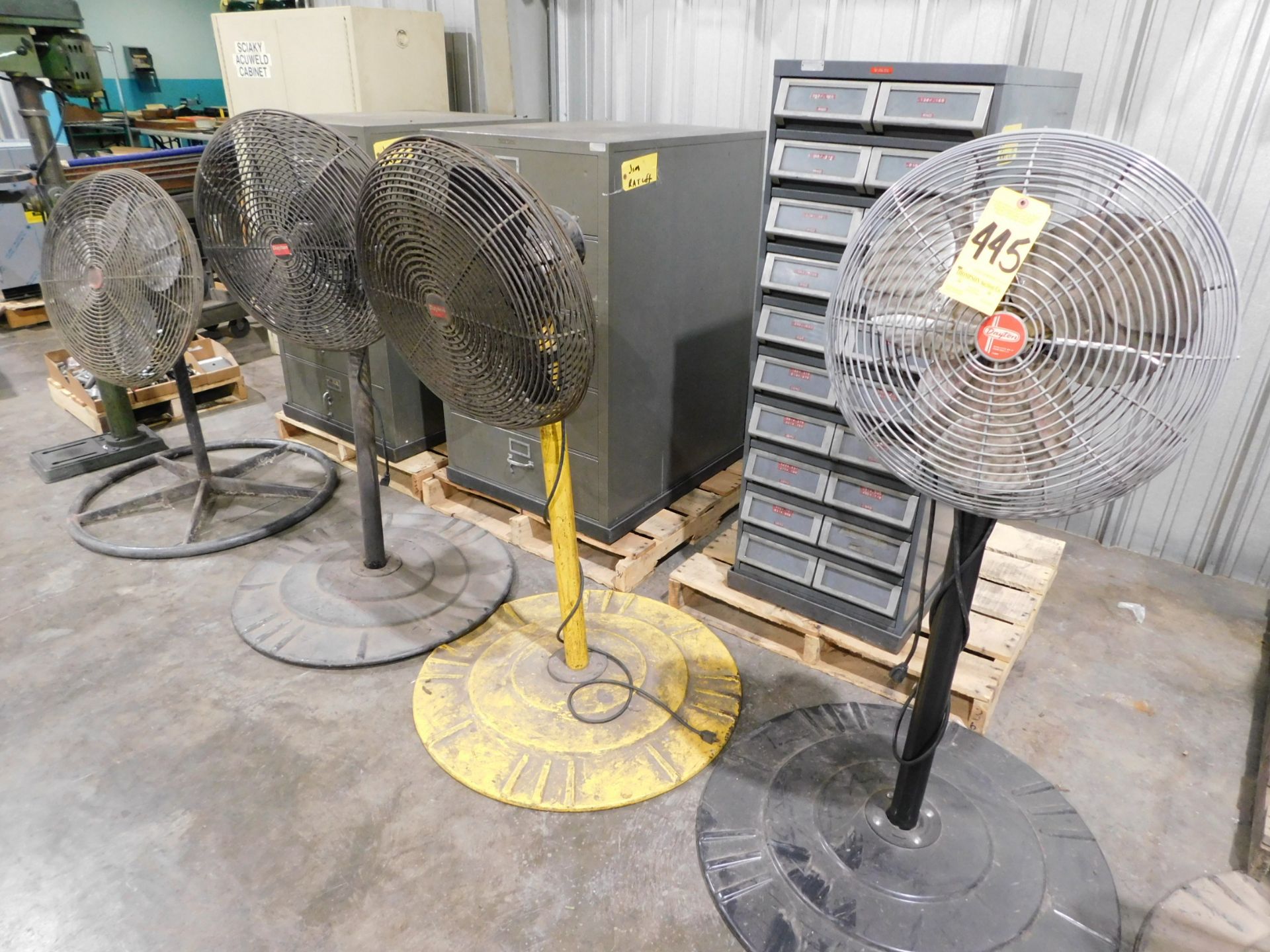 (4) Pedestal Fans