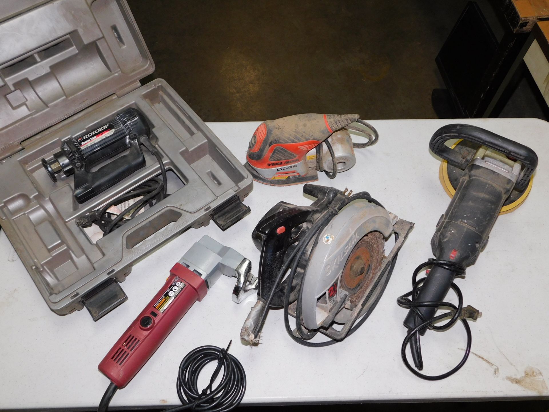 Rotozip, Polisher, Sheet Metal Shear, Circular Saw, Sander