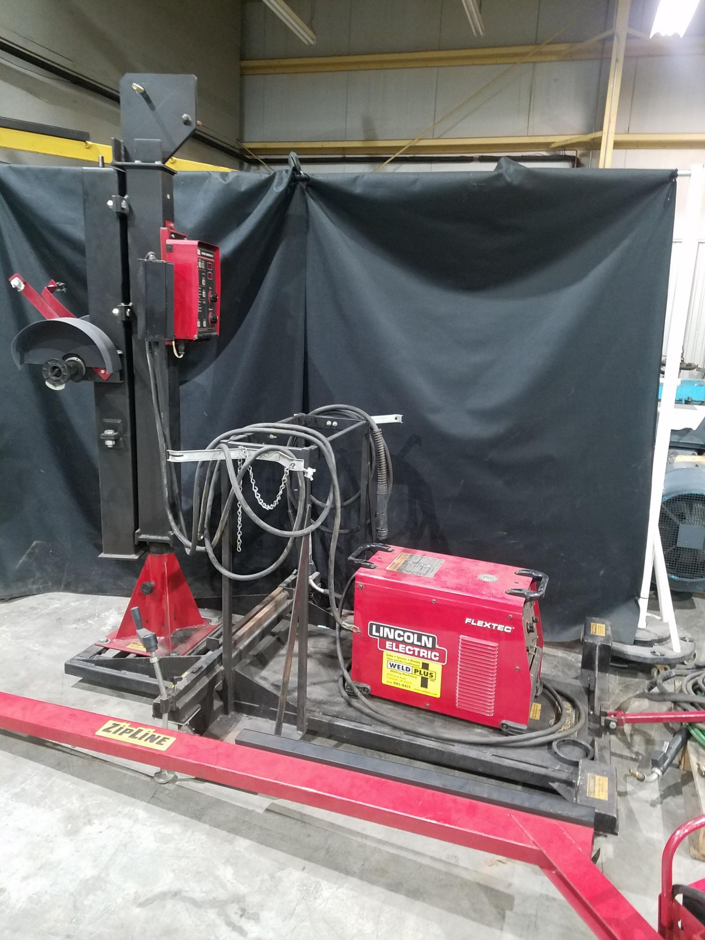 Lincoln Flextec 450 Muti-process ( Stick,DC,Tig,MIG ) Welder, s/n U1121010507, with Lincoln DH-10 - Image 2 of 6