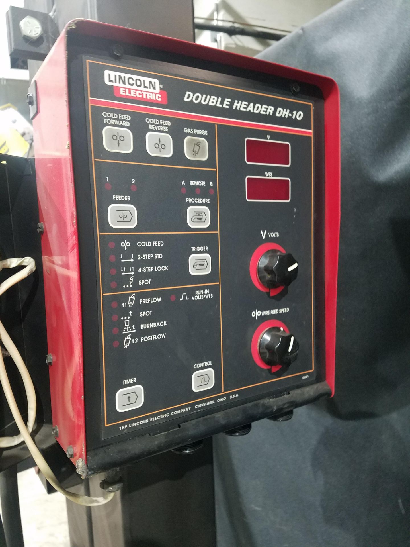 Lincoln Flextec 450 Muti-process ( Stick,DC,Tig,MIG ) Welder, s/n U1121010507, with Lincoln DH-10 - Image 4 of 6