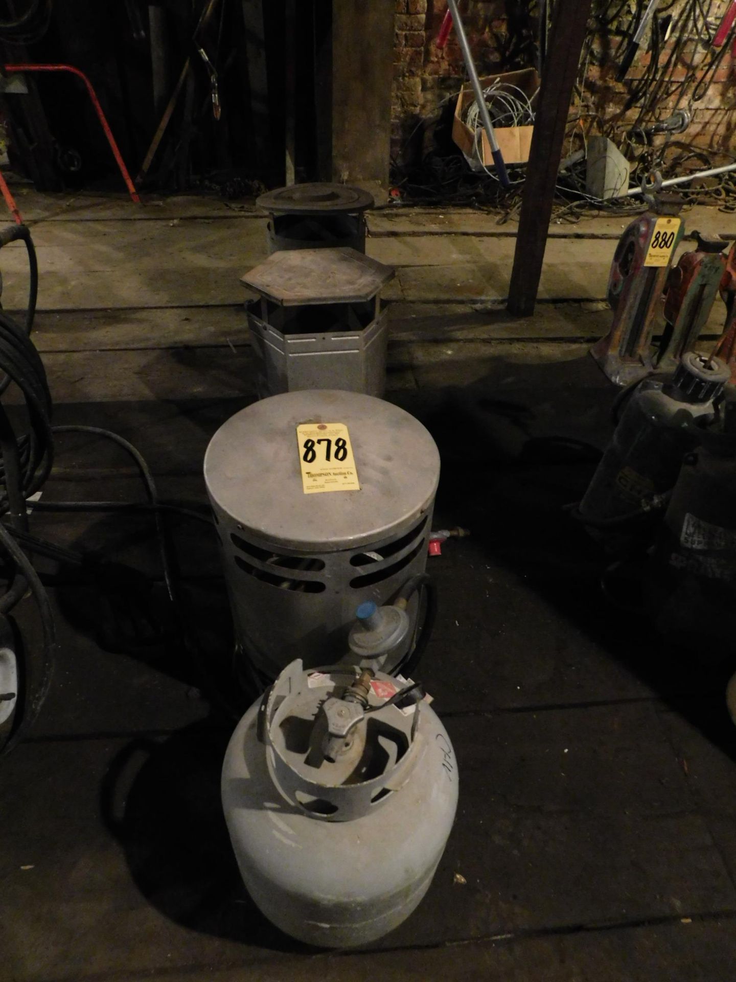 (3) Propane Heaters with Tank