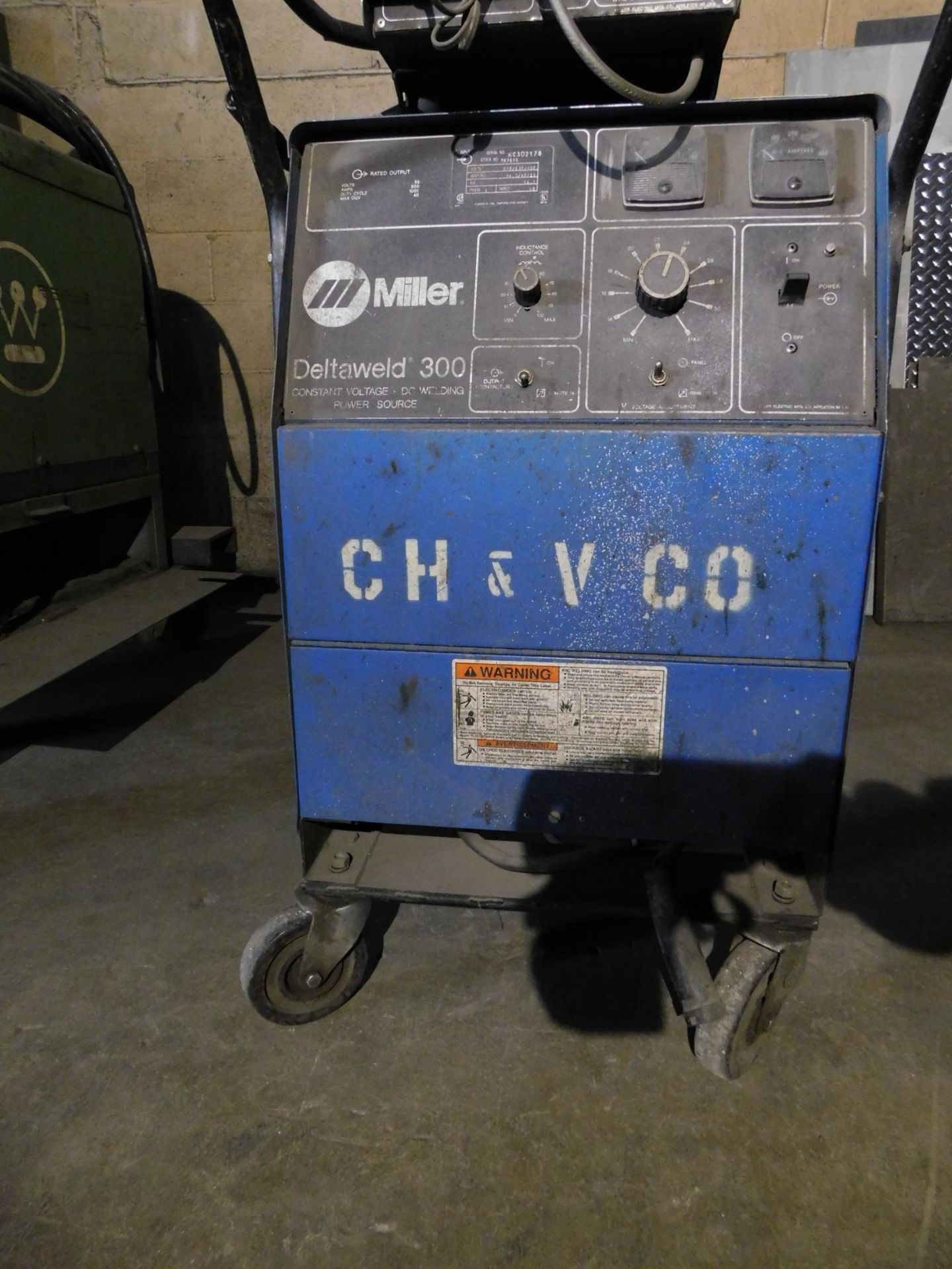 Miller Deltaweld 300 Mig Welder, s/n KC302178, Parts Machine Only, Loading Fee $50.00