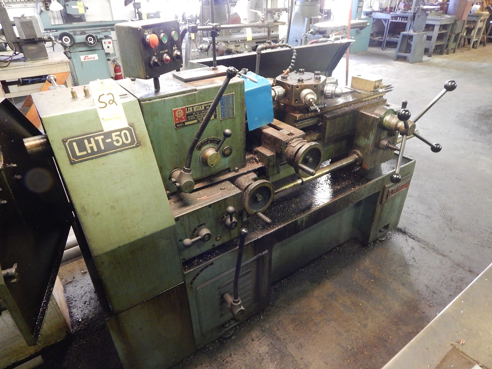 Lin Huan Model LHT50 Turret Lathe, Bed Turret, s/n 86101, Loading Fee $100.00 - Image 2 of 5