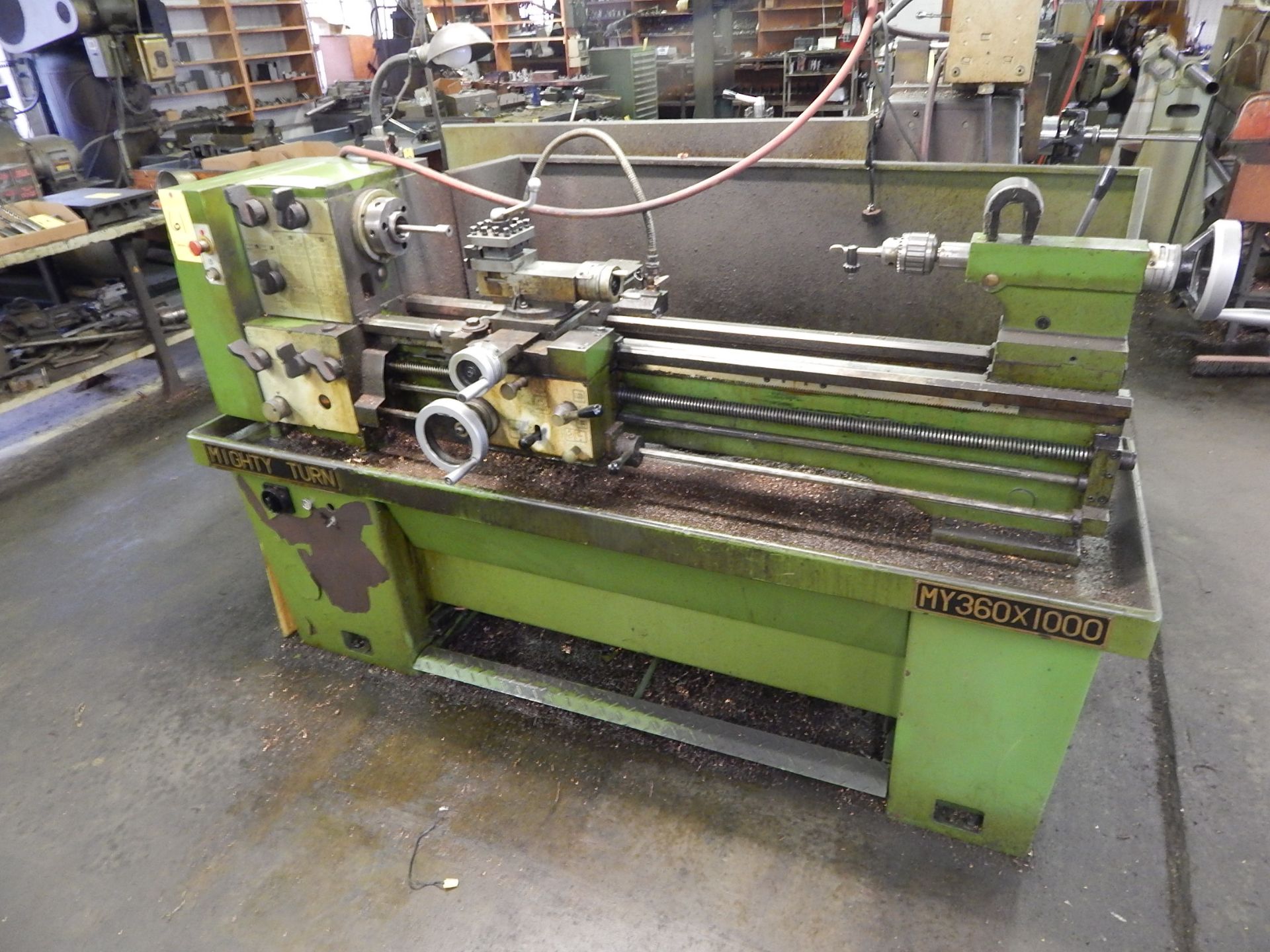 Mighty Turn MY 360 X 1000 Tool Room Lathe, 14" X 40", s/n 22066, 5C Collet Nose, Loading Fee $100.00 - Image 4 of 4