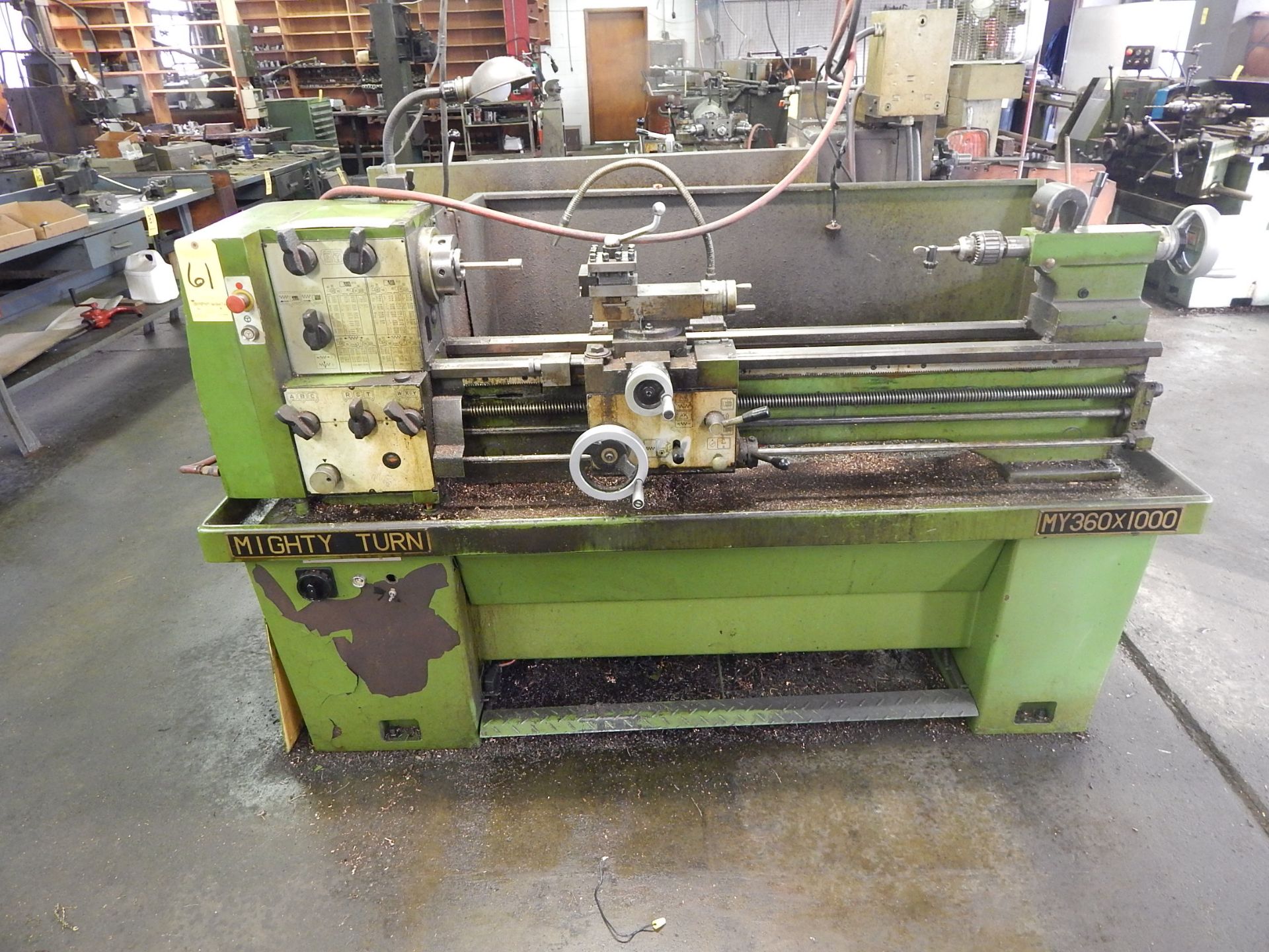 Mighty Turn MY 360 X 1000 Tool Room Lathe, 14" X 40", s/n 22066, 5C Collet Nose, Loading Fee $100.00