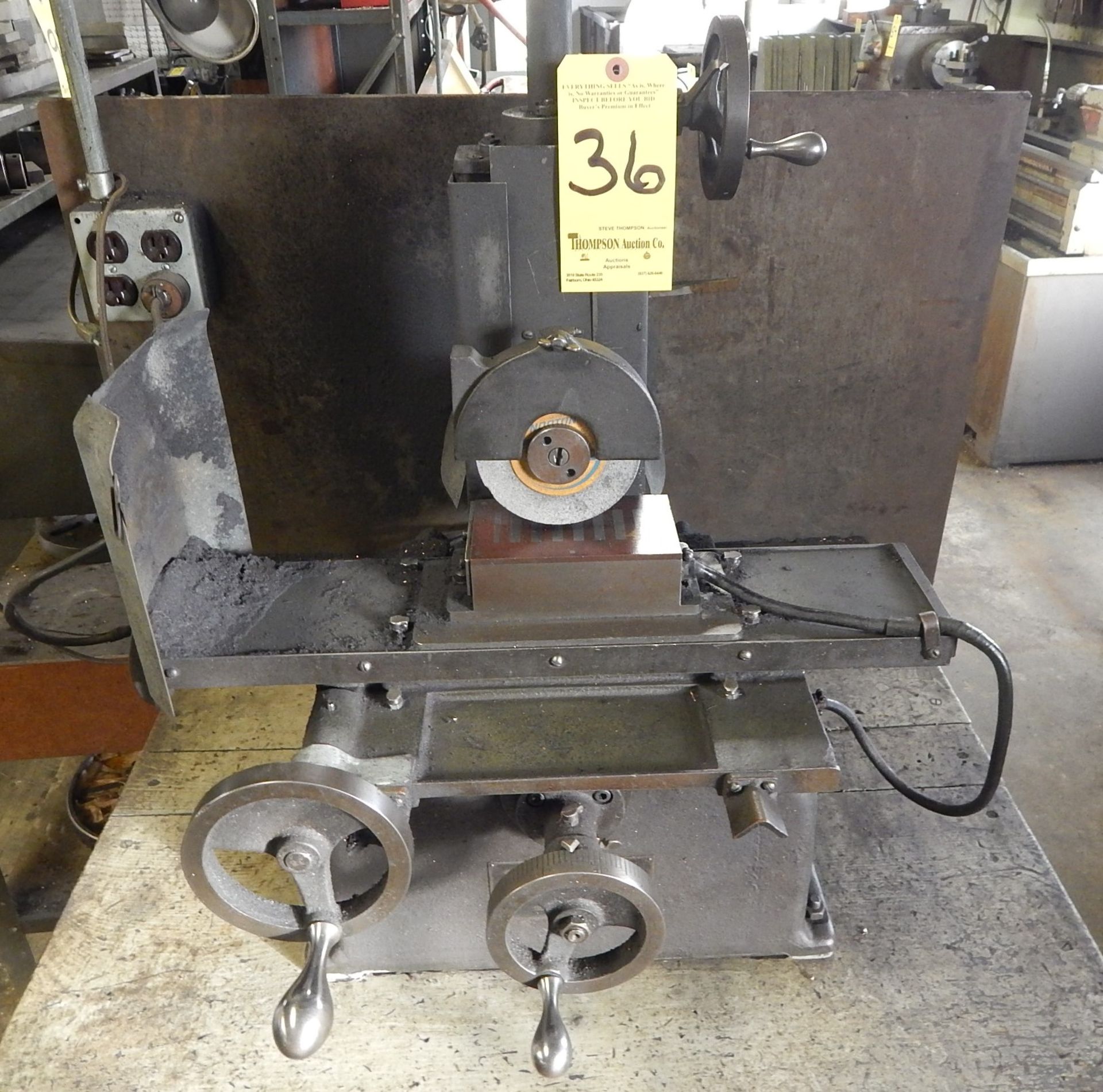 Sanford Surface Grinder, 4" X 8", Bench Top, s/n 45762, Loading Fee, $50.00