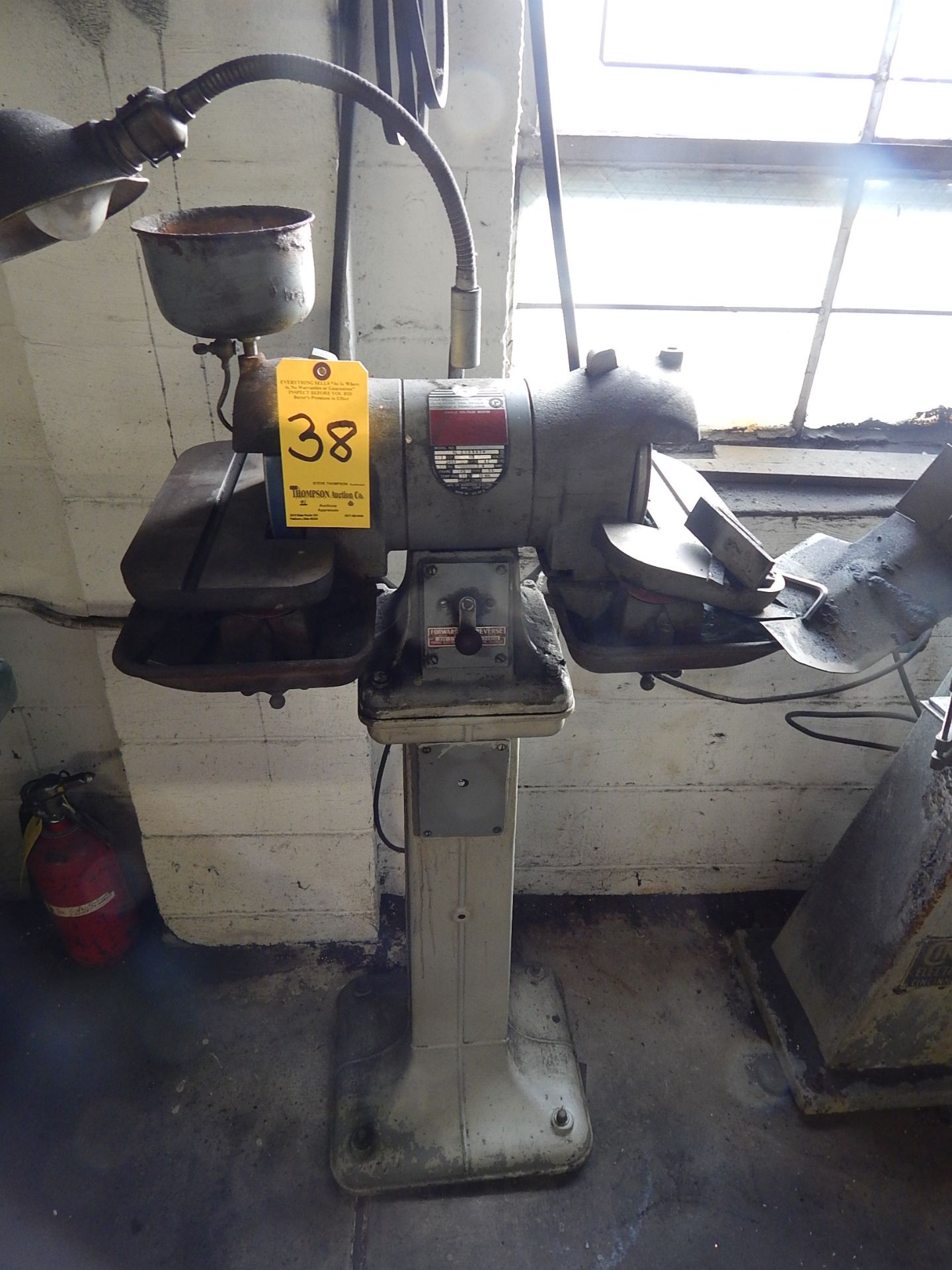 Delta Double End Carbide Grinder, s/n SL23X505W, with Stand, Loading Fee $25.00