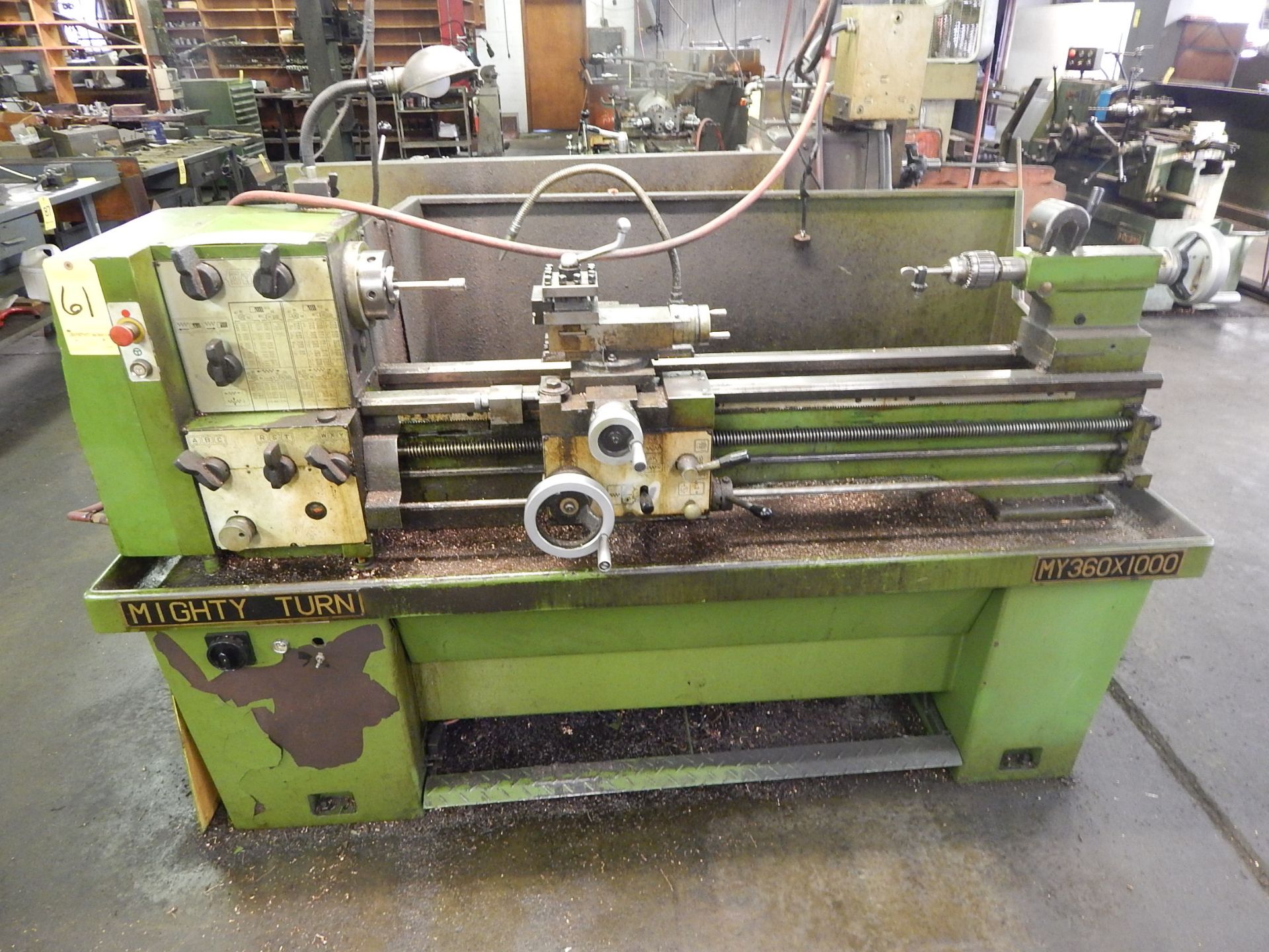 Mighty Turn MY 360 X 1000 Tool Room Lathe, 14" X 40", s/n 22066, 5C Collet Nose, Loading Fee $100.00 - Image 2 of 4