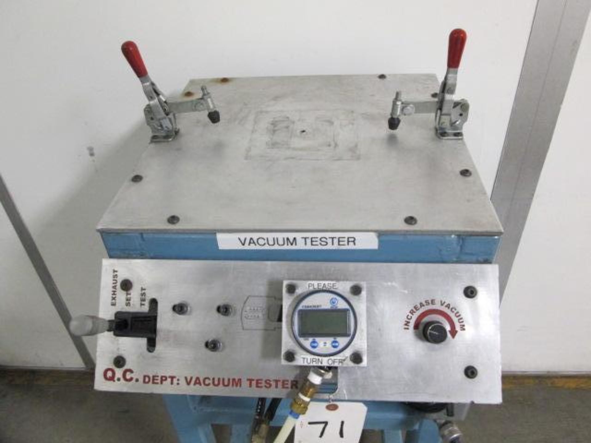 Q.C. Dept. Vacuum Tester - Image 3 of 6