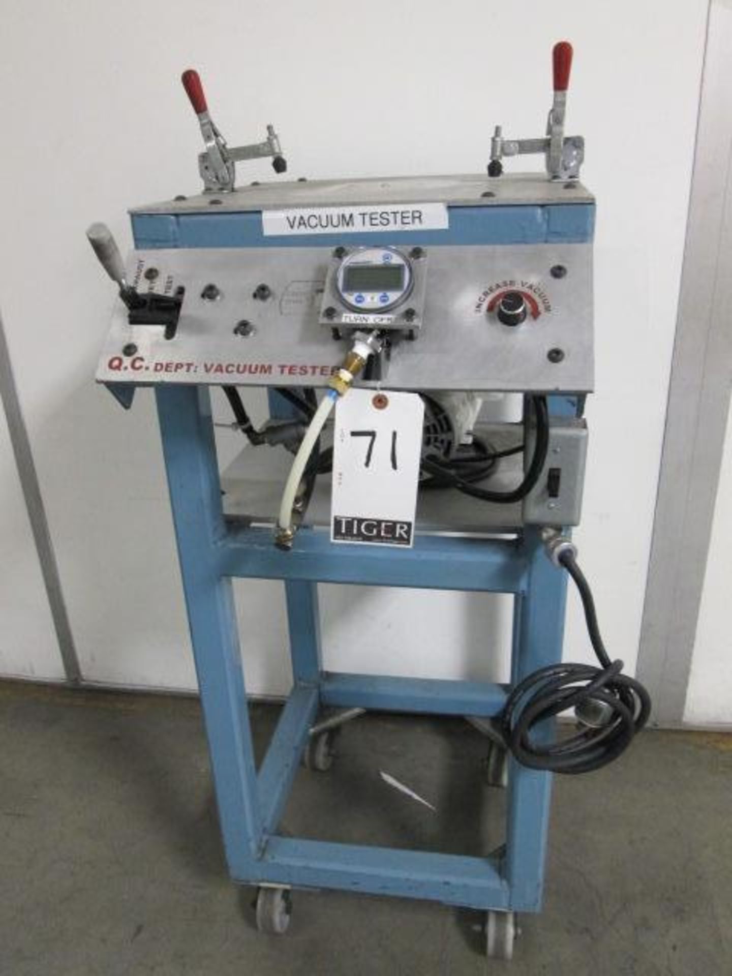 Q.C. Dept. Vacuum Tester