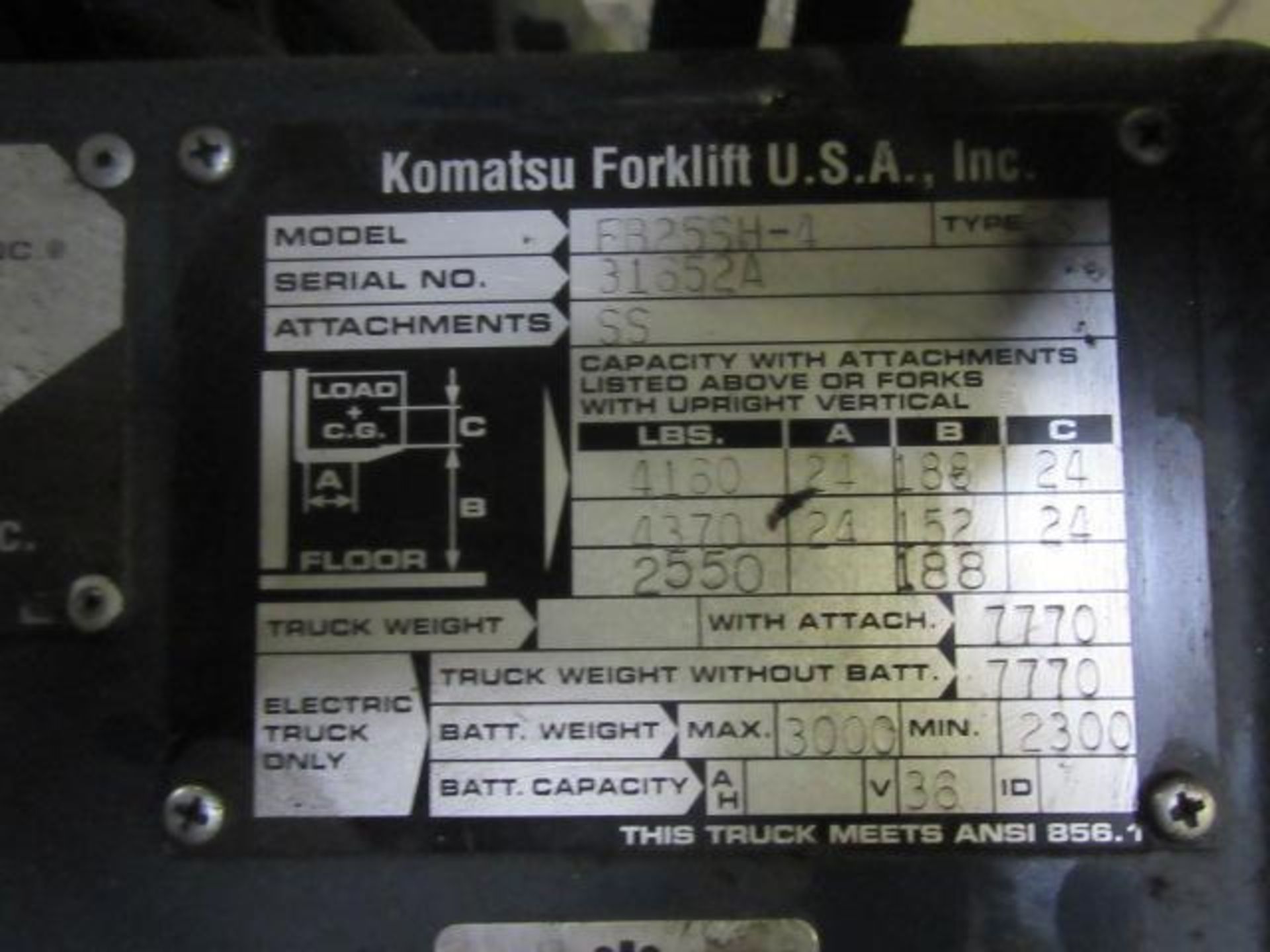 Electric Forklift Truck - Image 6 of 6