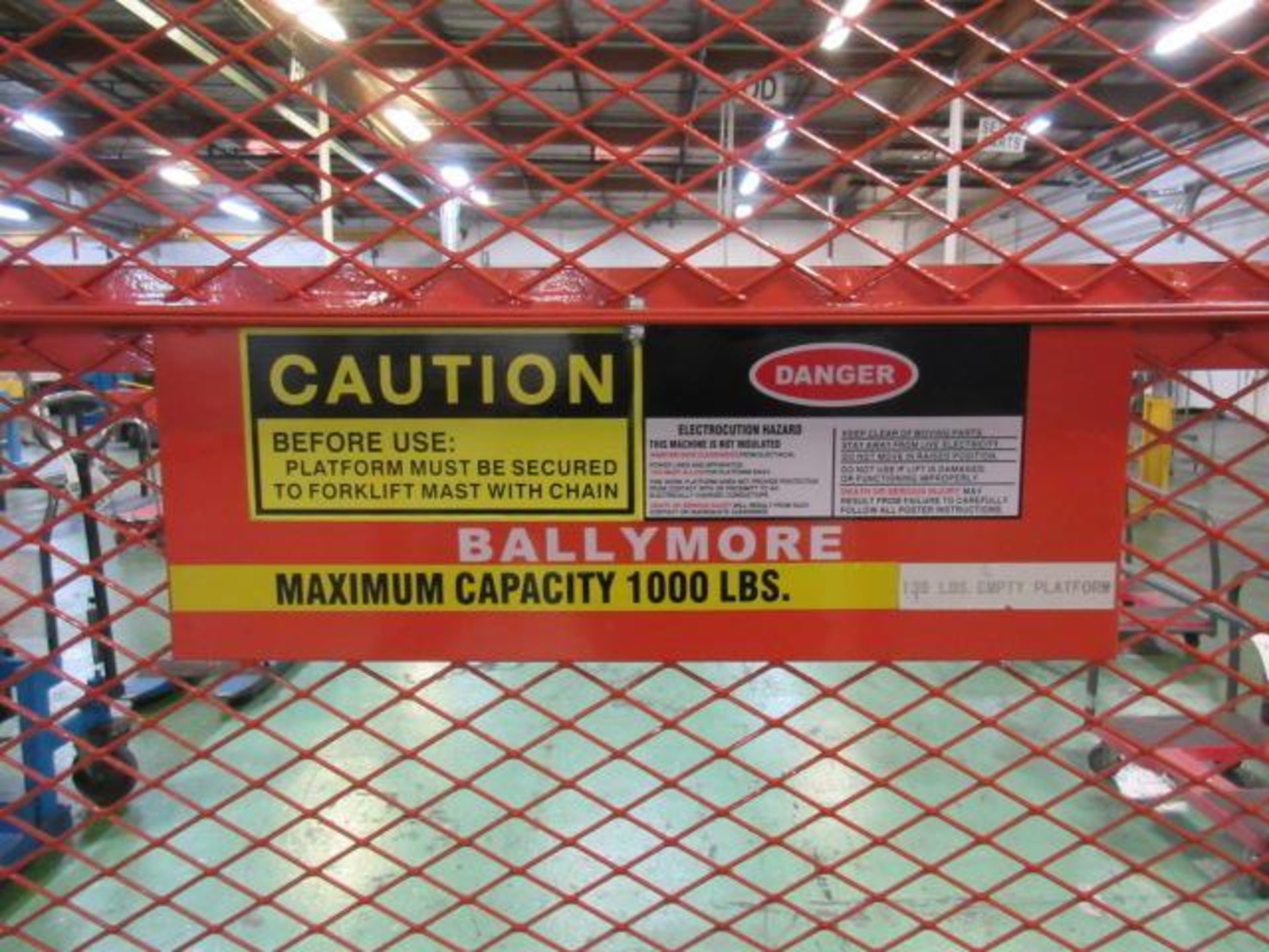 Forklift Platform Basket Cage - Image 6 of 6