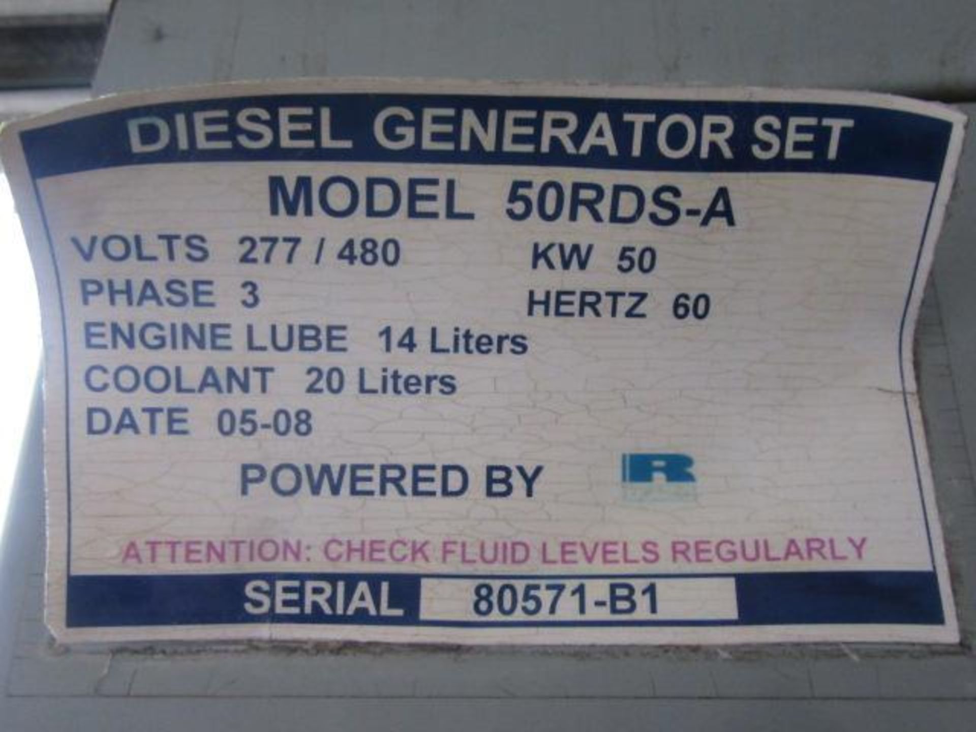 Portable Diesel Generator - Image 5 of 5