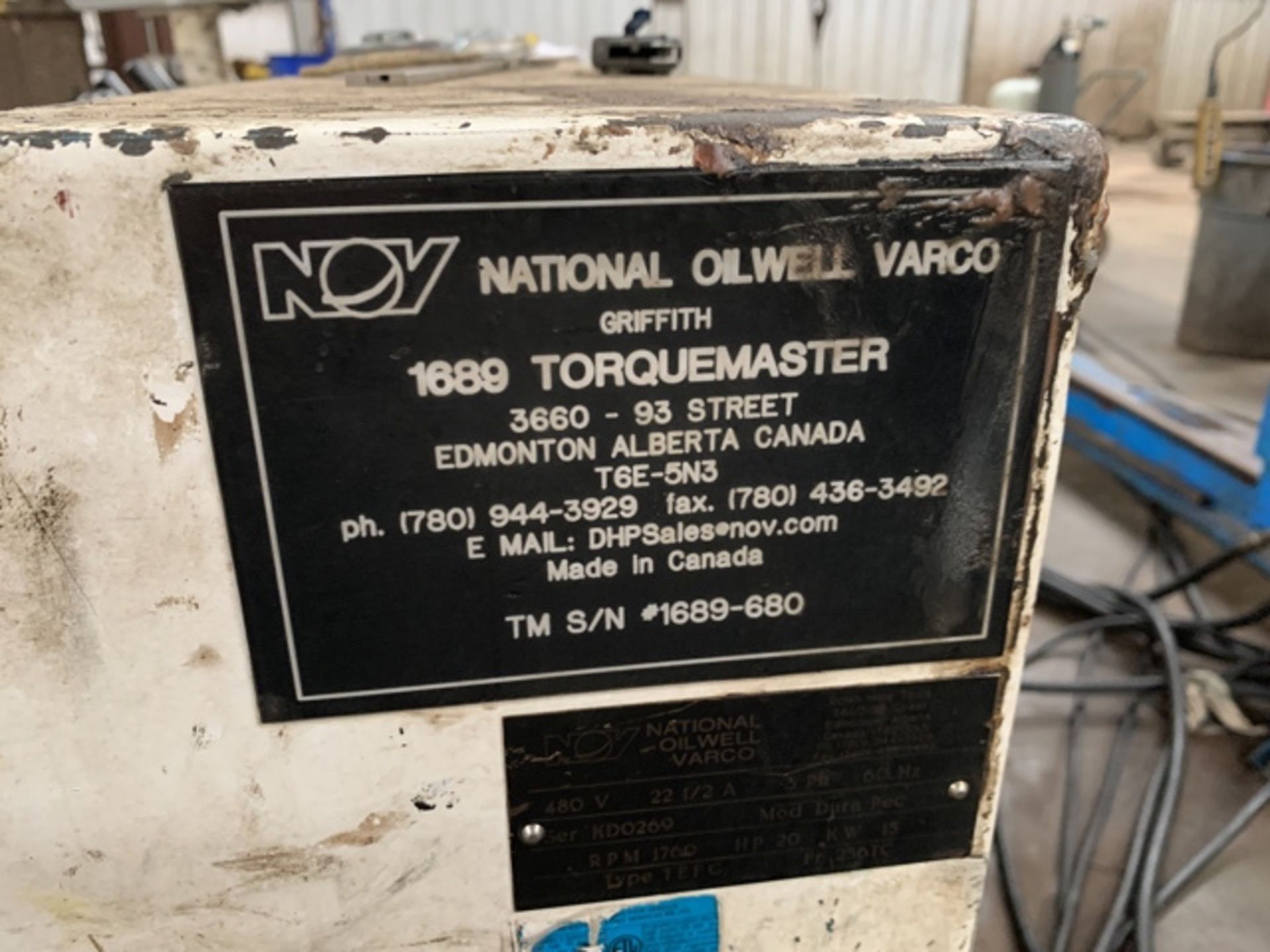 National Oilwell Varco Torquemaster Hydraulic Breakout - Image 12 of 14