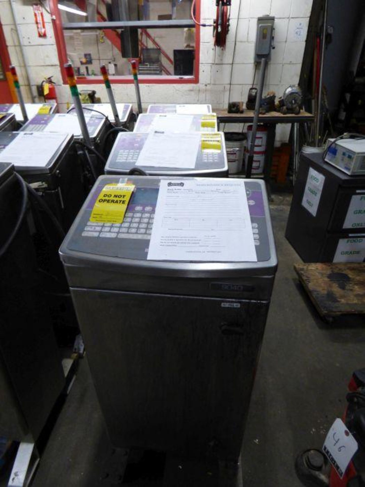 Lot Markem-Imaje Ink Jet Printers with (8) Stands - Image 4 of 12