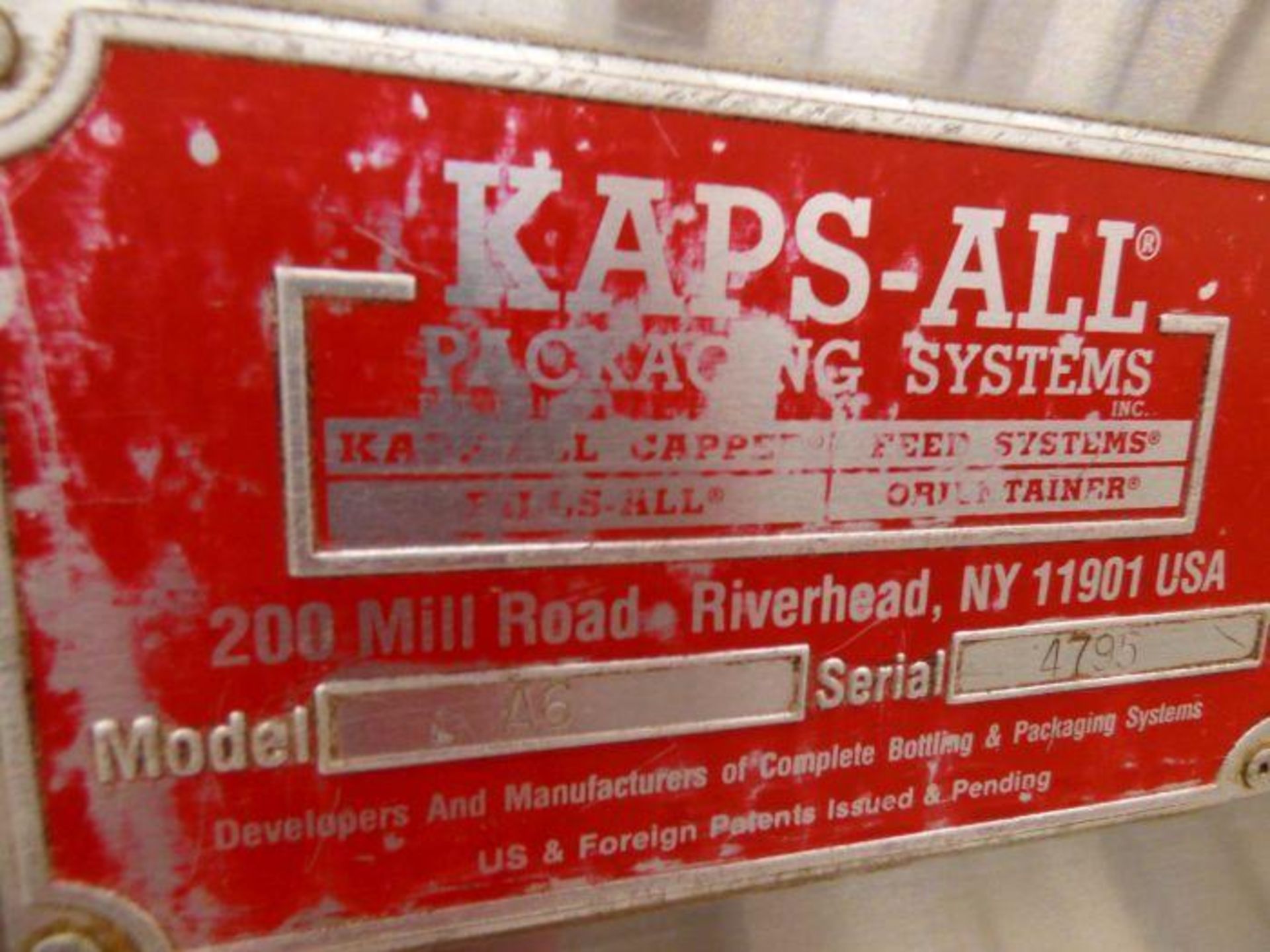 Kaps-All Stainless Steel Horizontal Cap Torquer - Image 4 of 8