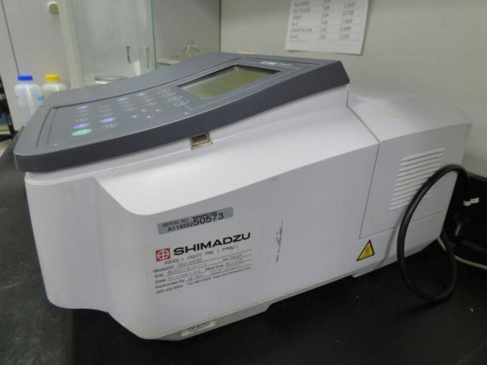 Shimadzu Bench Top UV-Visible Spectrometer - Image 3 of 7