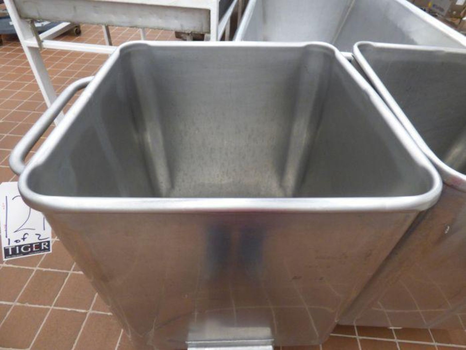 Lot of Stainless Steel Tubs - Image 2 of 3