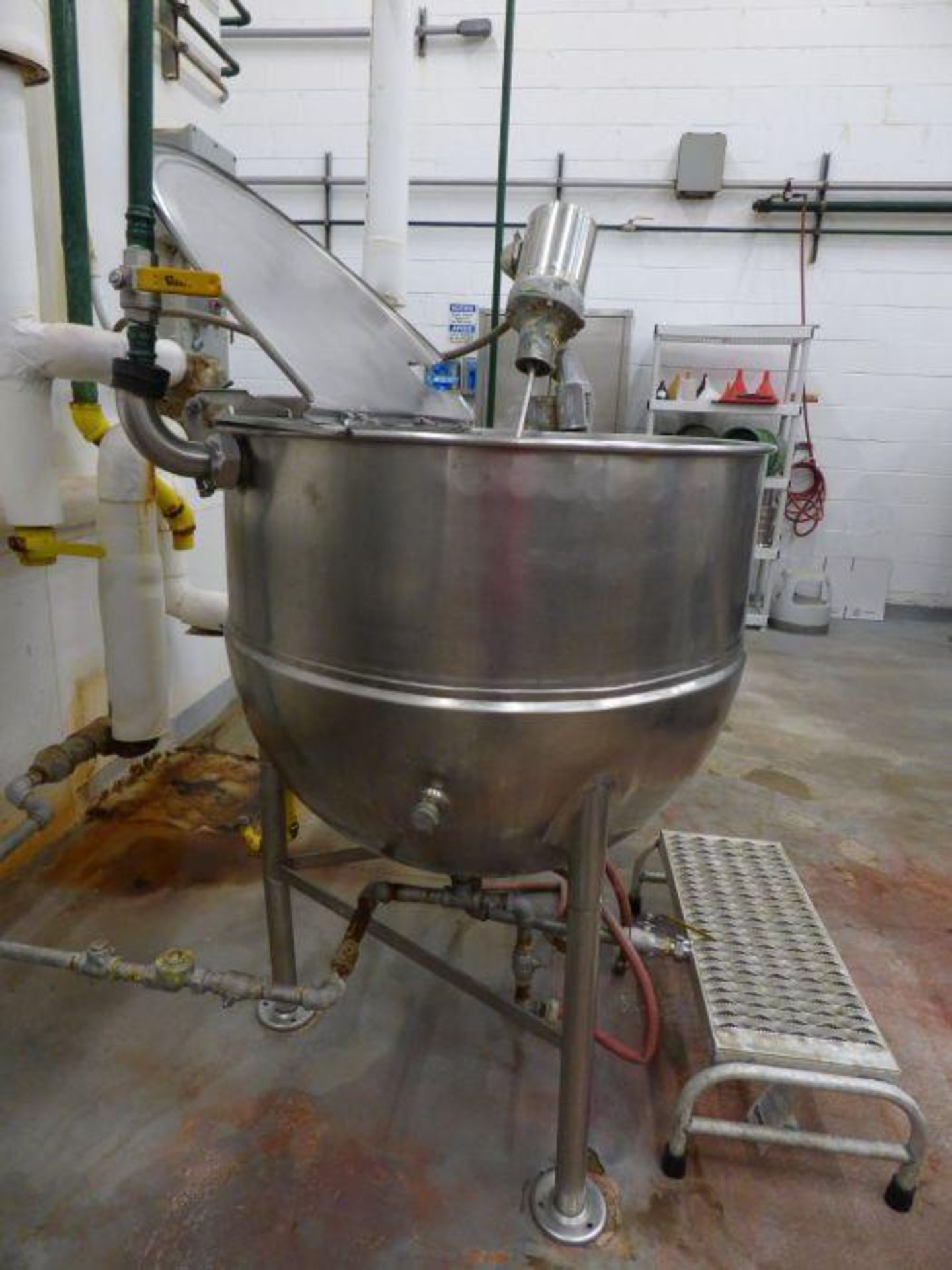 Groen Stainless Steel Jacketed Steam Kettle with Mixer - Image 7 of 8