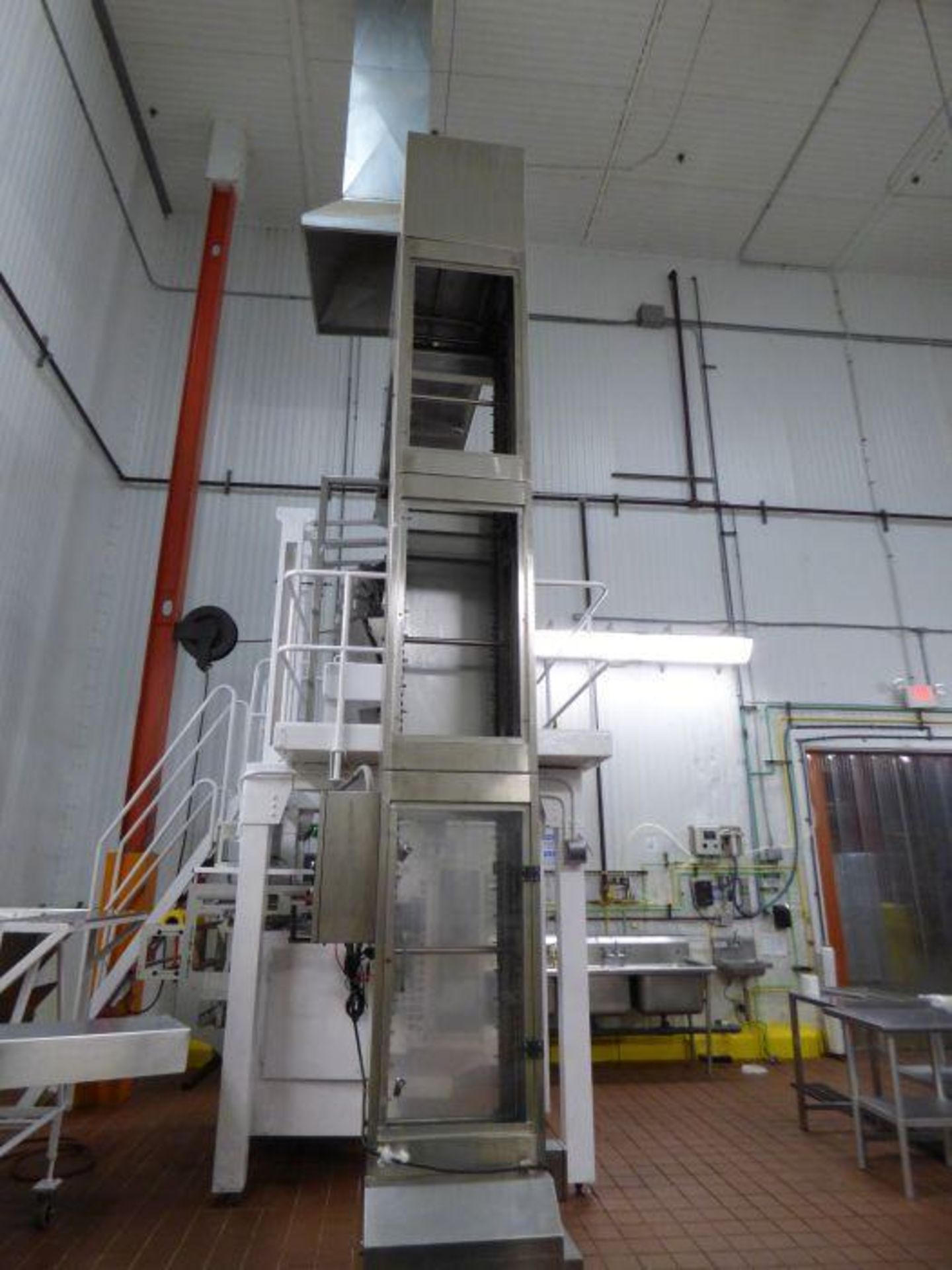 2012 Ohlson Stainless Steel Infeed Bucket Elevator with Eriez Inline Metal Detector - Image 3 of 13