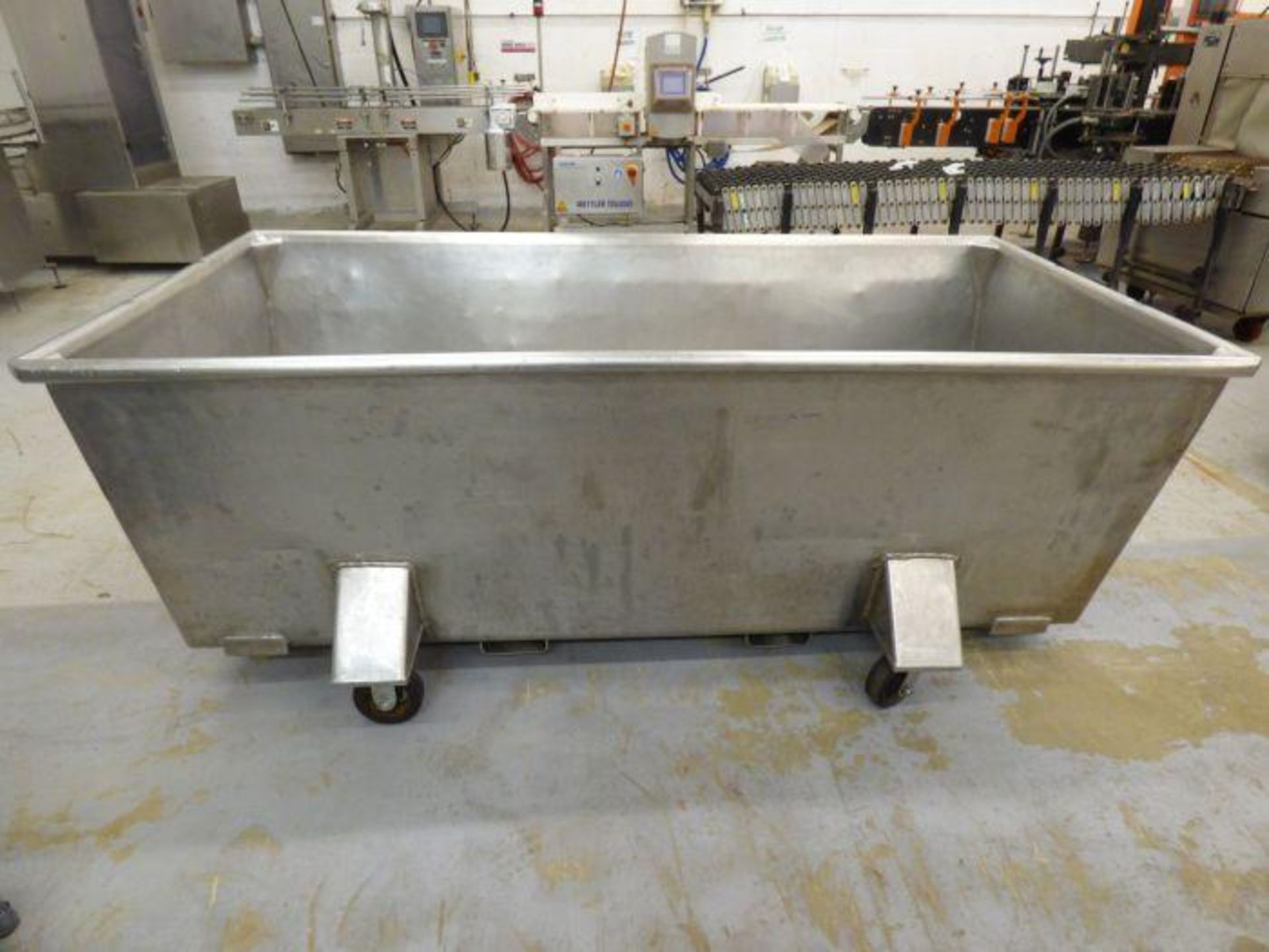 Stainless Steel Rolling Tubs - Image 2 of 3