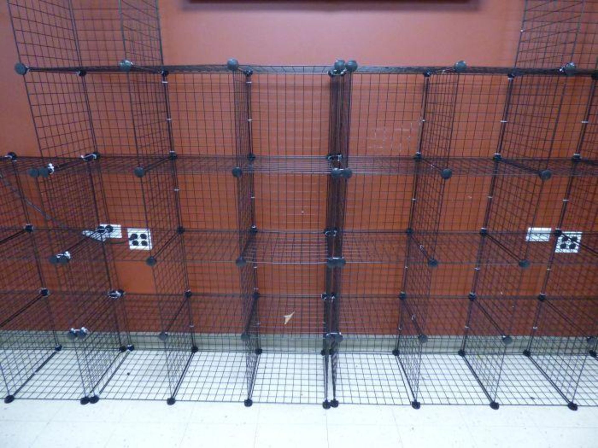 Lot of Wire Rack Cubbies - Image 2 of 2
