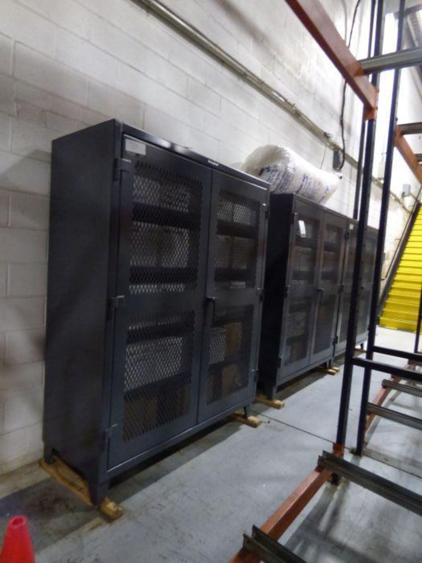 Lot Stronghold Locking Storage Cabinets