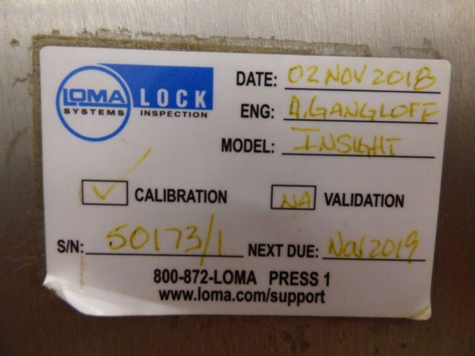 2012 Loma Lock Stainless Steel Metal Detector - Image 5 of 7