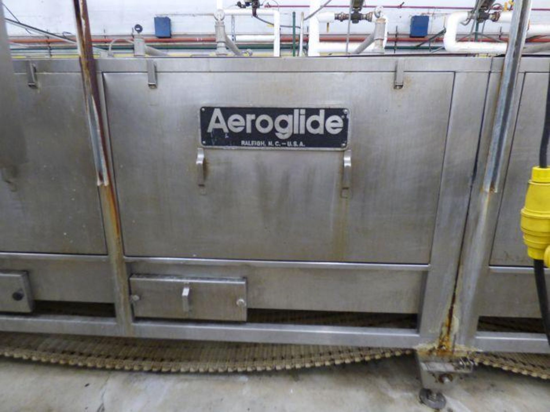 1988 Aeroglide Stainless Steel Conveyorized Tunnel Pasteurizer