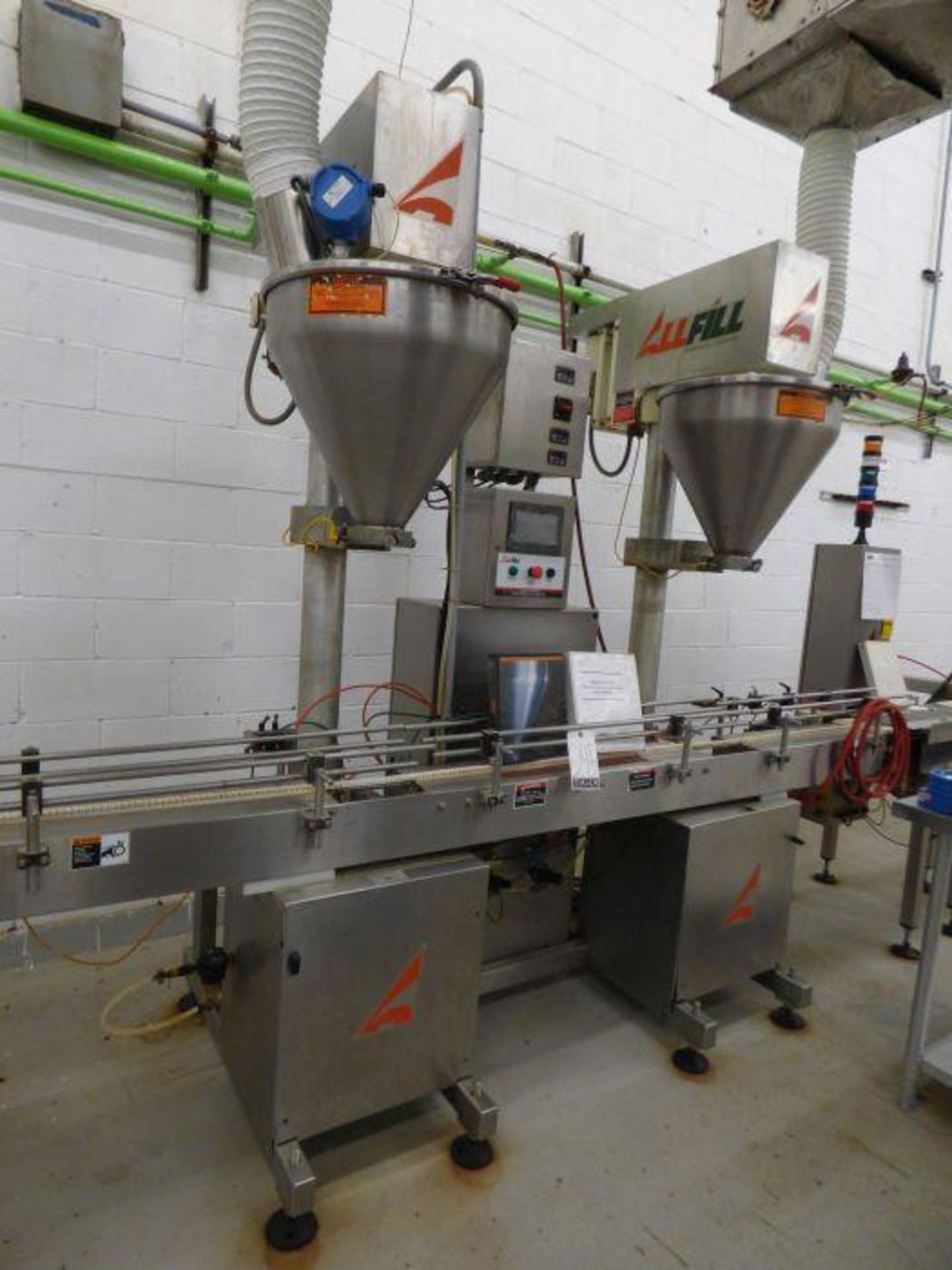 2012 All Fill Stainless Steel Dual Head Volumetric Auger Filler with Spare Parts - Image 4 of 16