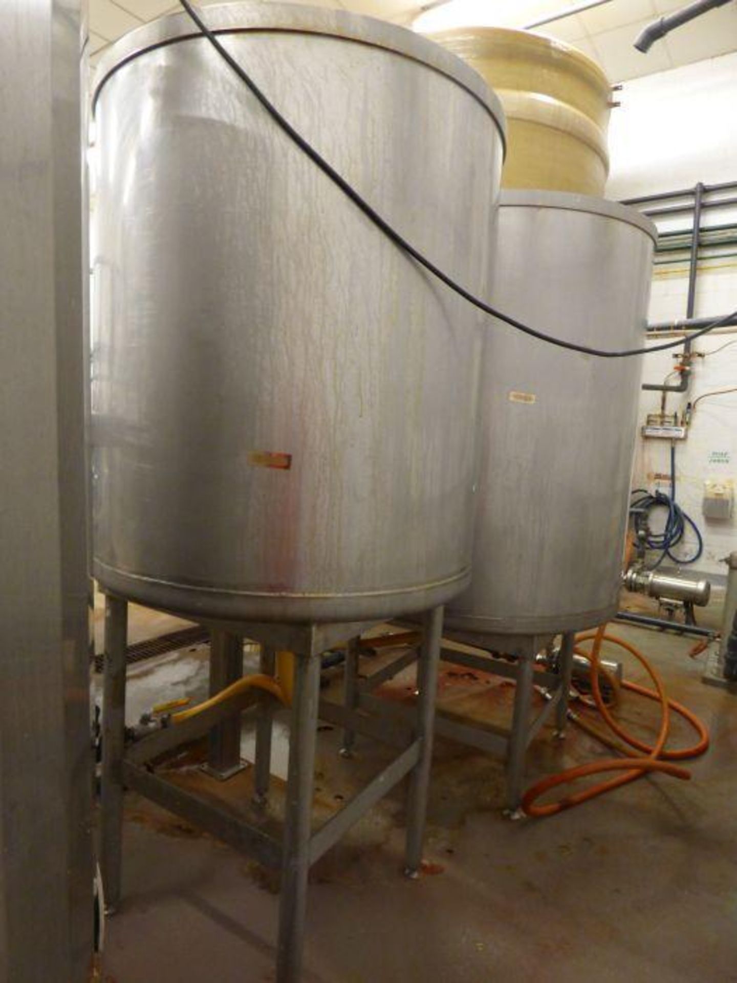 Barge Stainless Steel Single Wall Open Top Mix Tank - Image 4 of 6