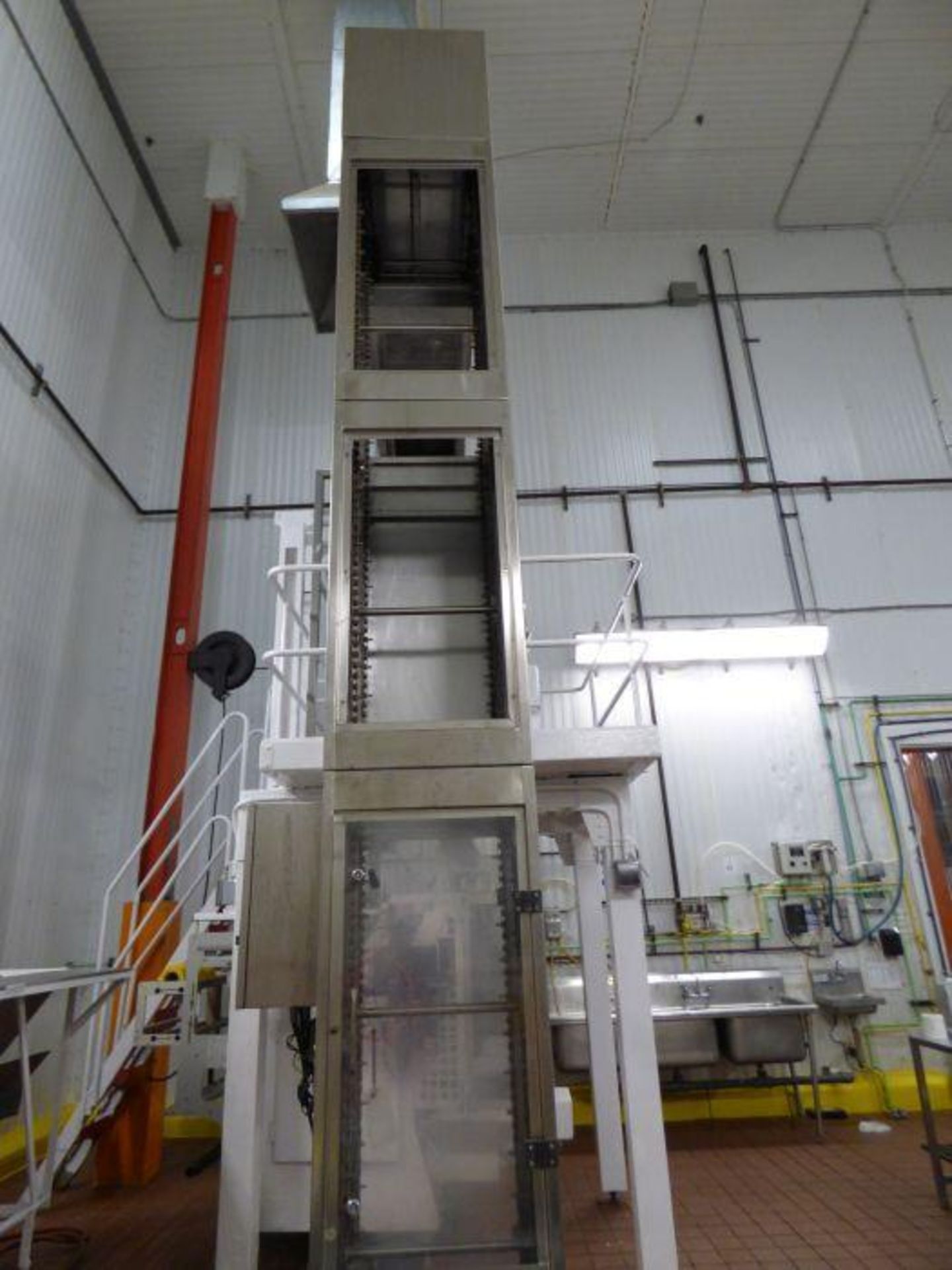 2012 Ohlson Stainless Steel Infeed Bucket Elevator with Eriez Inline Metal Detector - Image 10 of 13